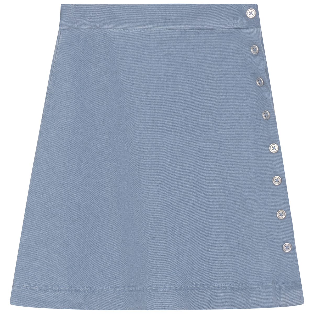 Denim Skirt in Light Denim by So What