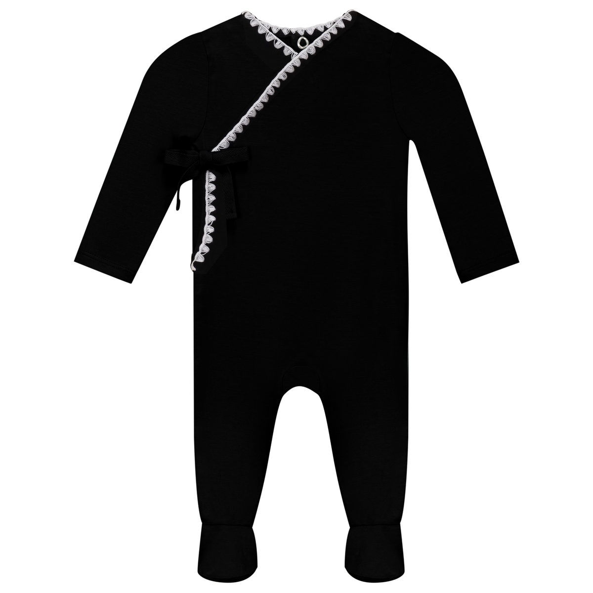Wrap Onesie in Black 3 Months by Seal