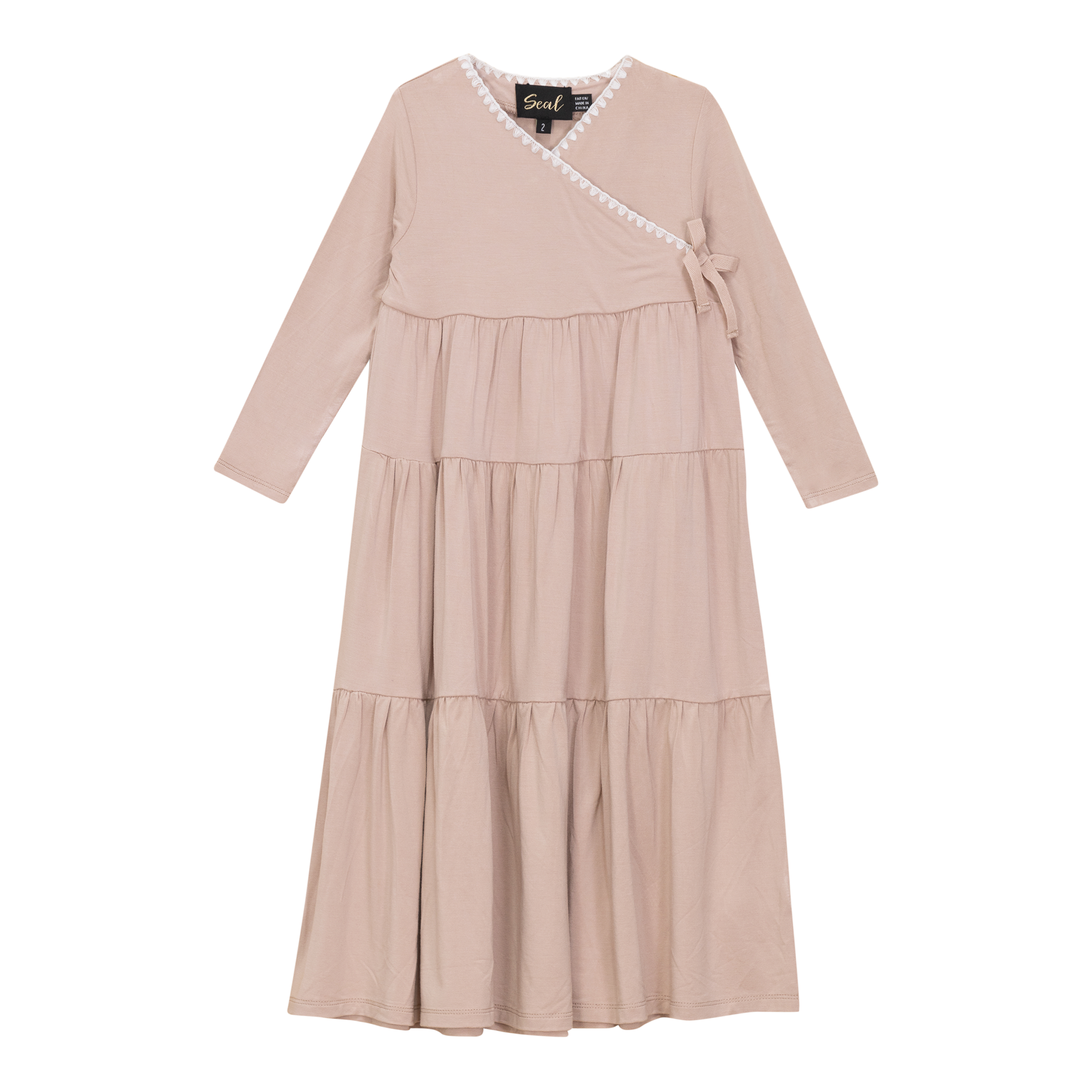 Tiered Wrap Robe in Pink by Seal