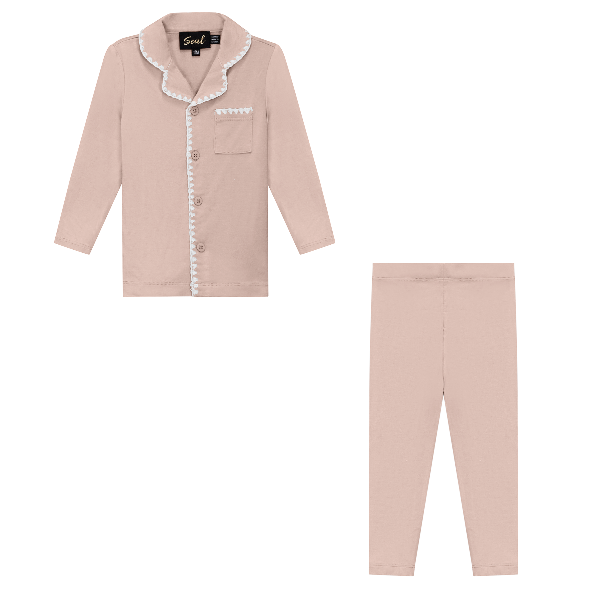 Grandpa Style 2pc Set in Pink by Seal