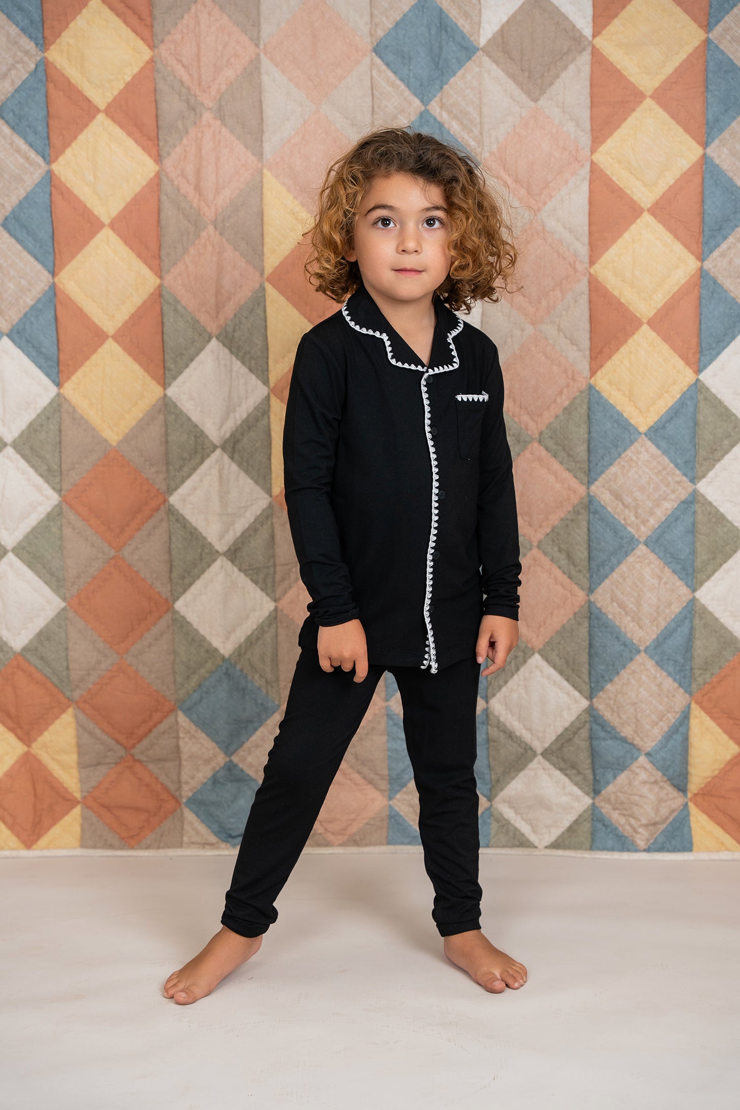 Grandpa Style 2pc Set in Black by Seal