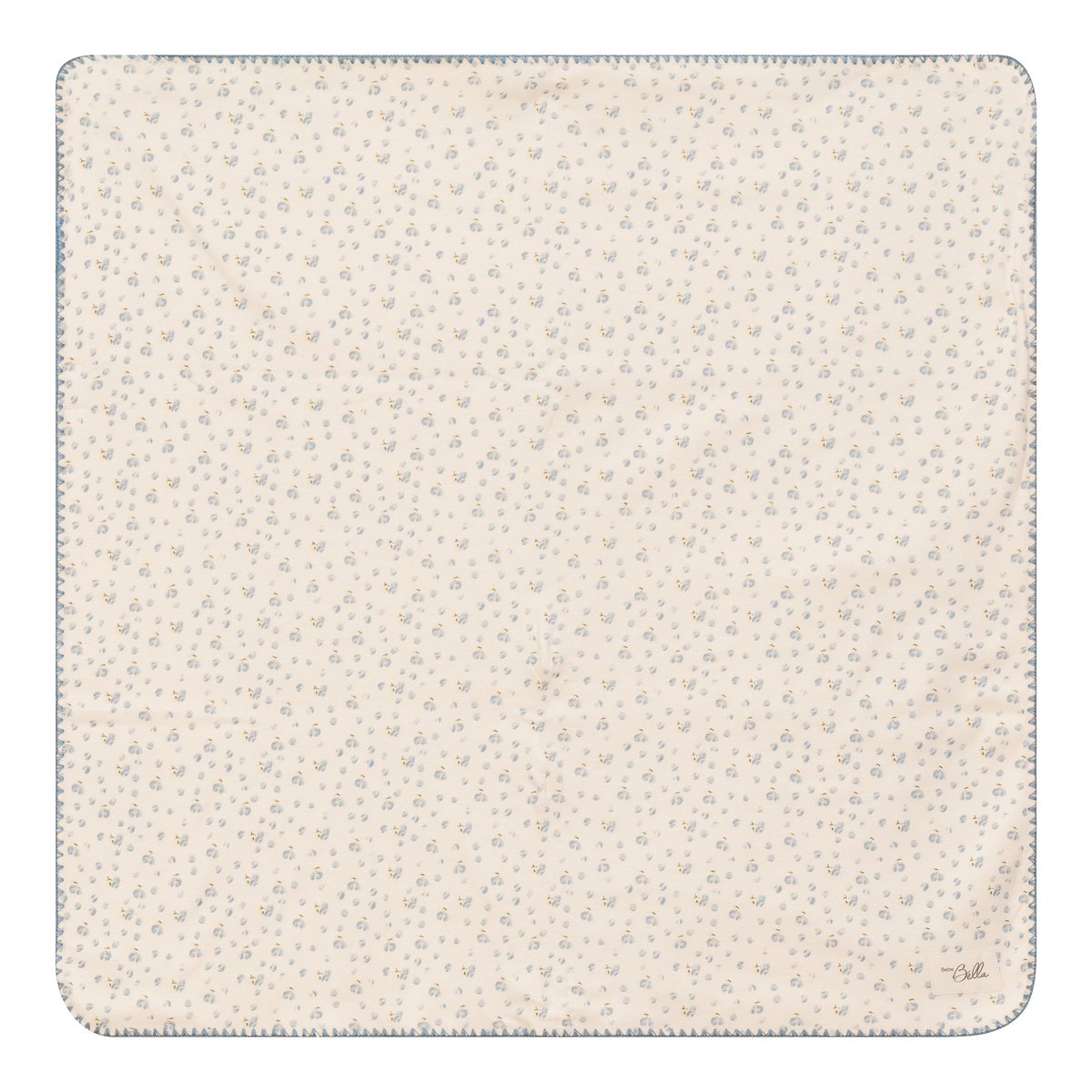Ribbed Printed Blanket in Blue One Size by Bebe Bella