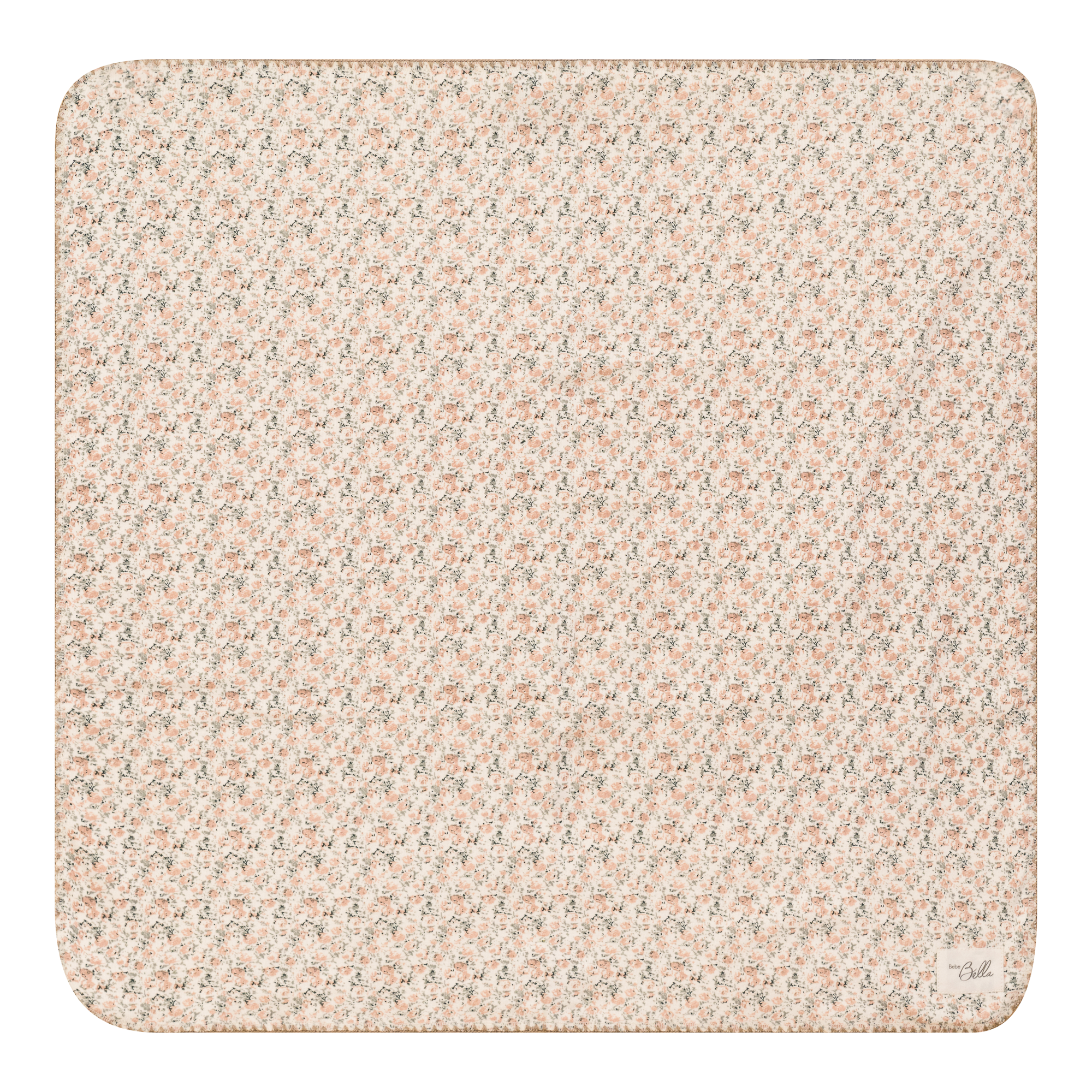 Ribbed Printed Blanket in Maple One Size by Bebe Bella