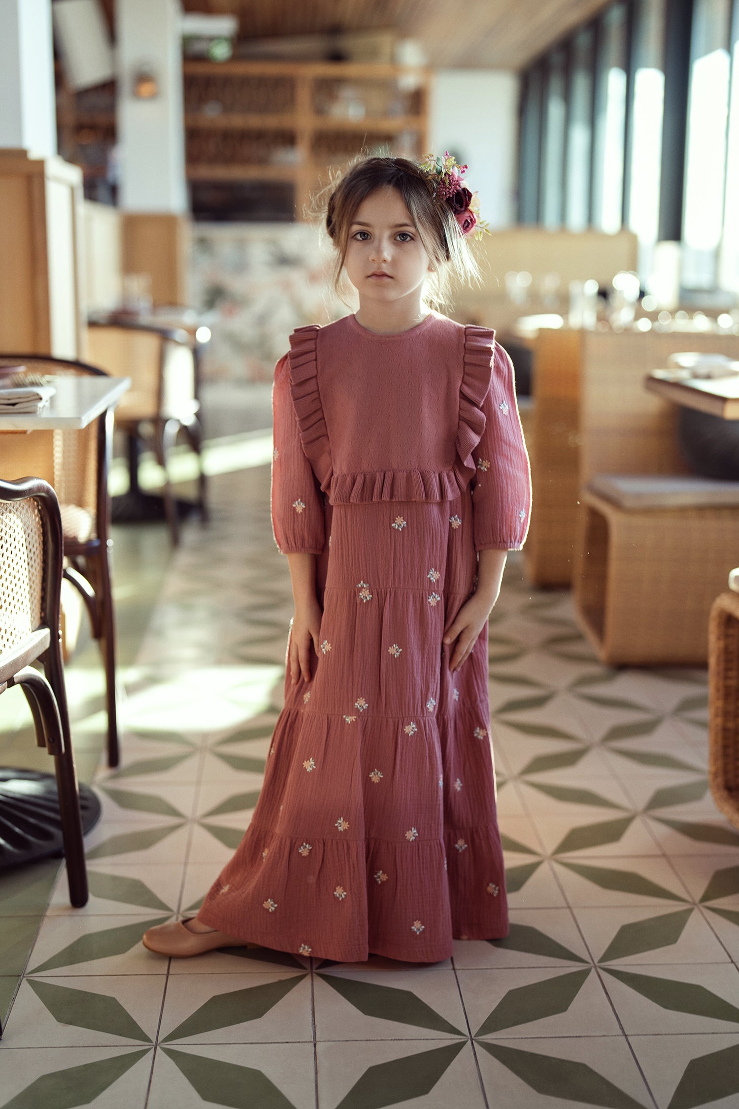 Woven Robe with Vest in by Seal