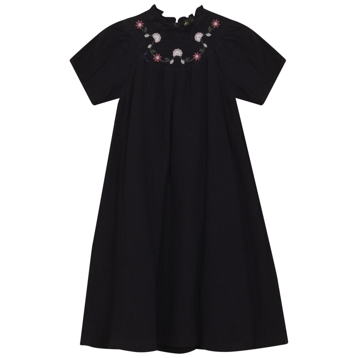 Embroidered Robe in Black by Seal