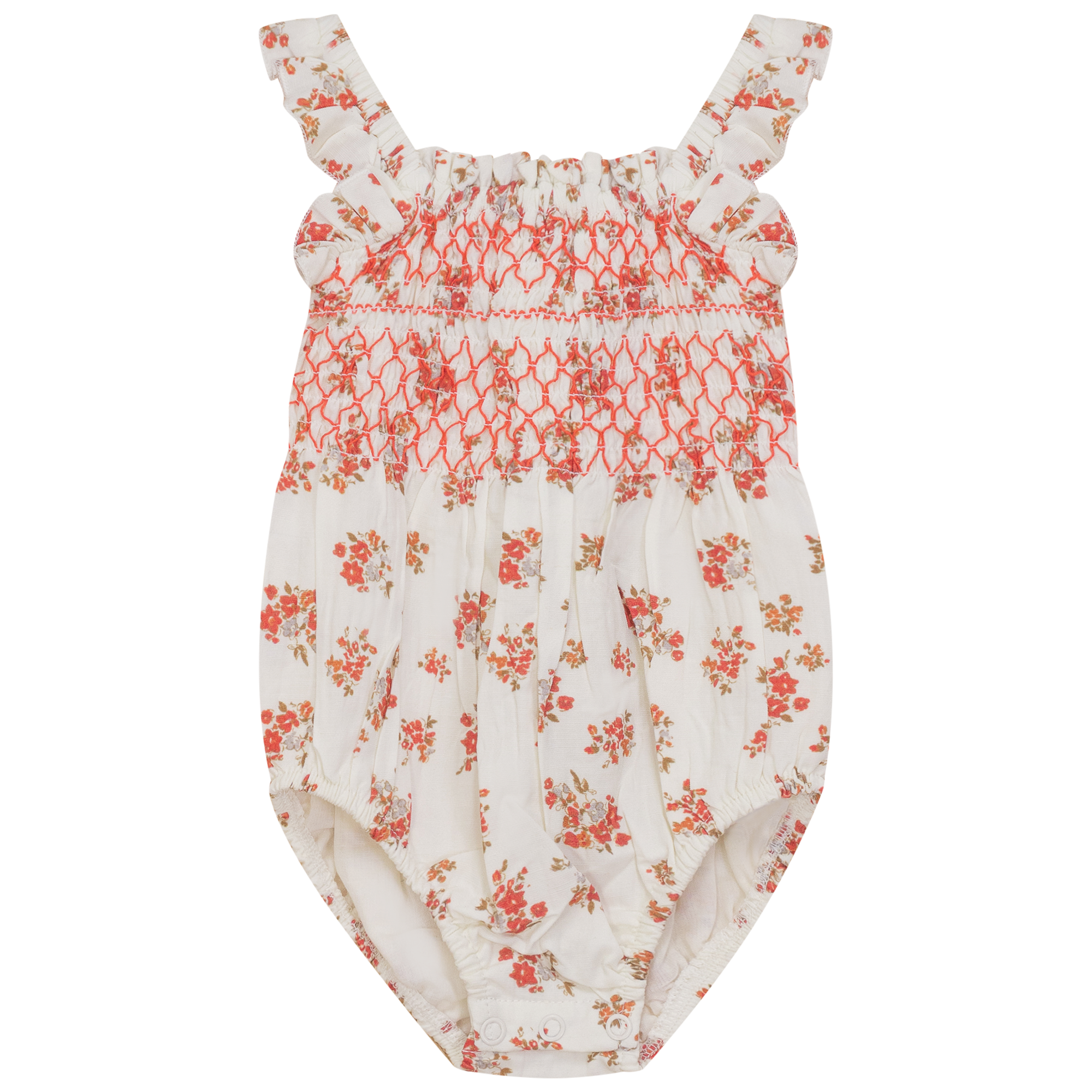 Floral Bubble Romper in Cream by Seal