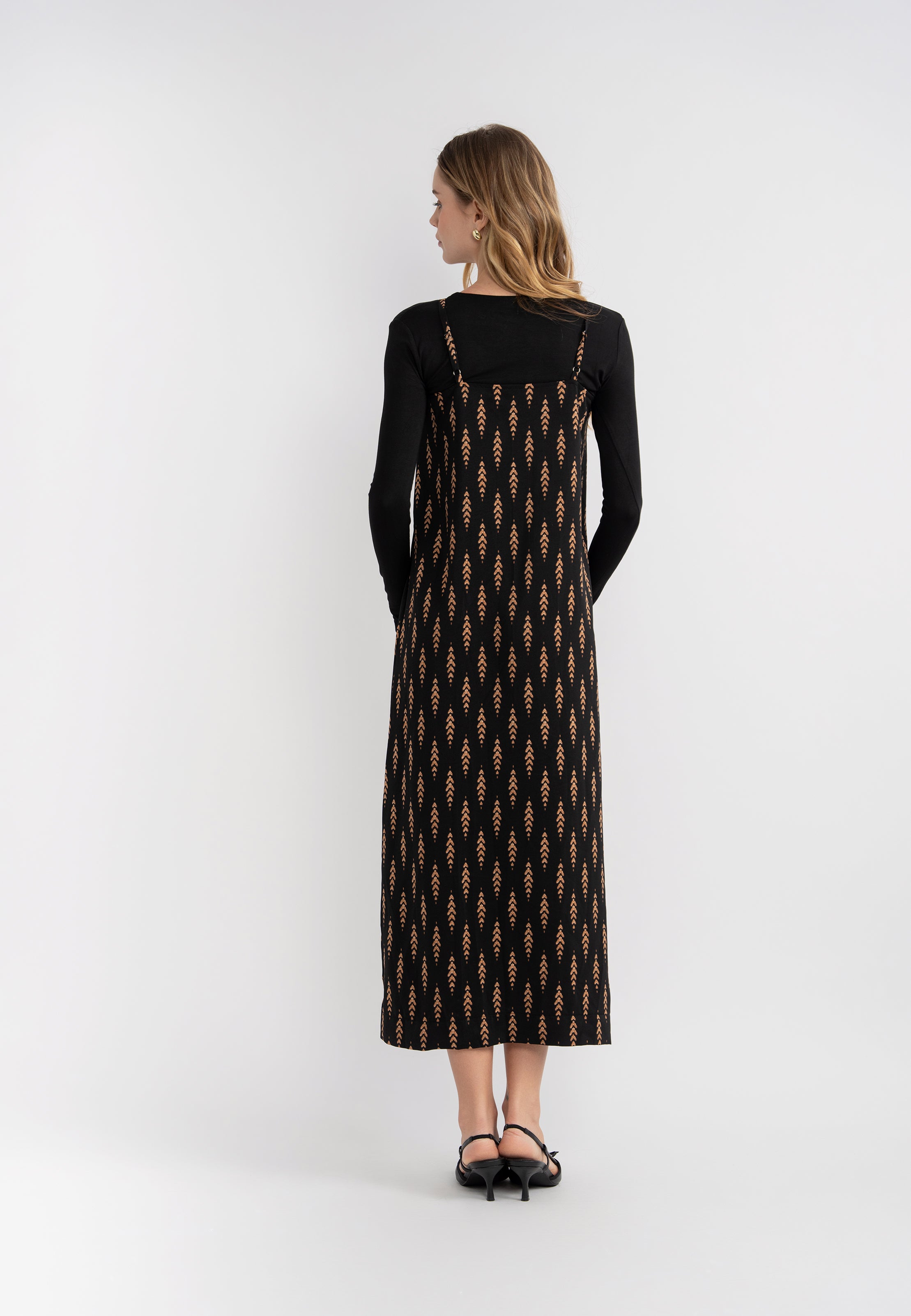 Printed Slip Jumper in by Noni