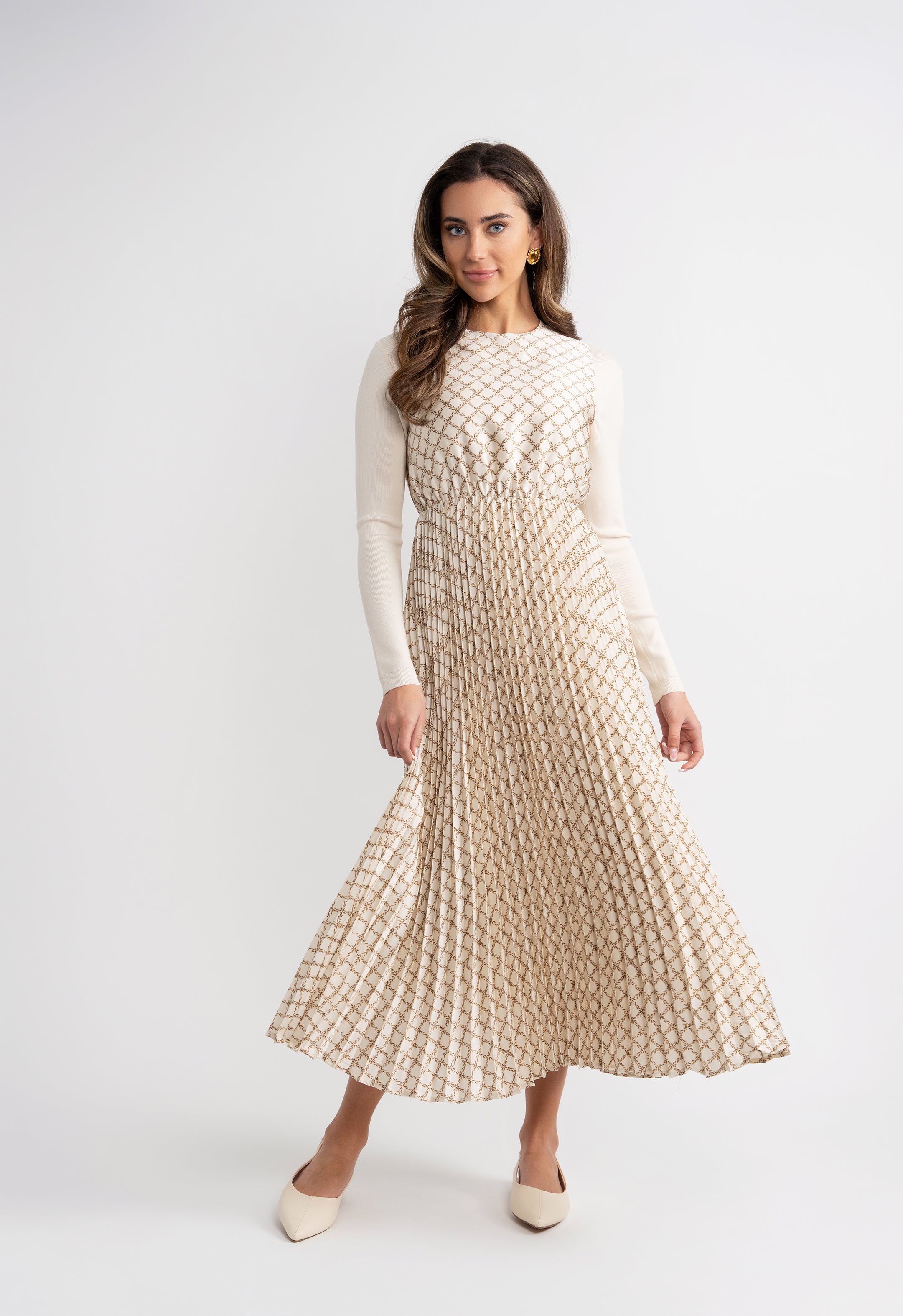 Pleated Jumper Set in by Noni