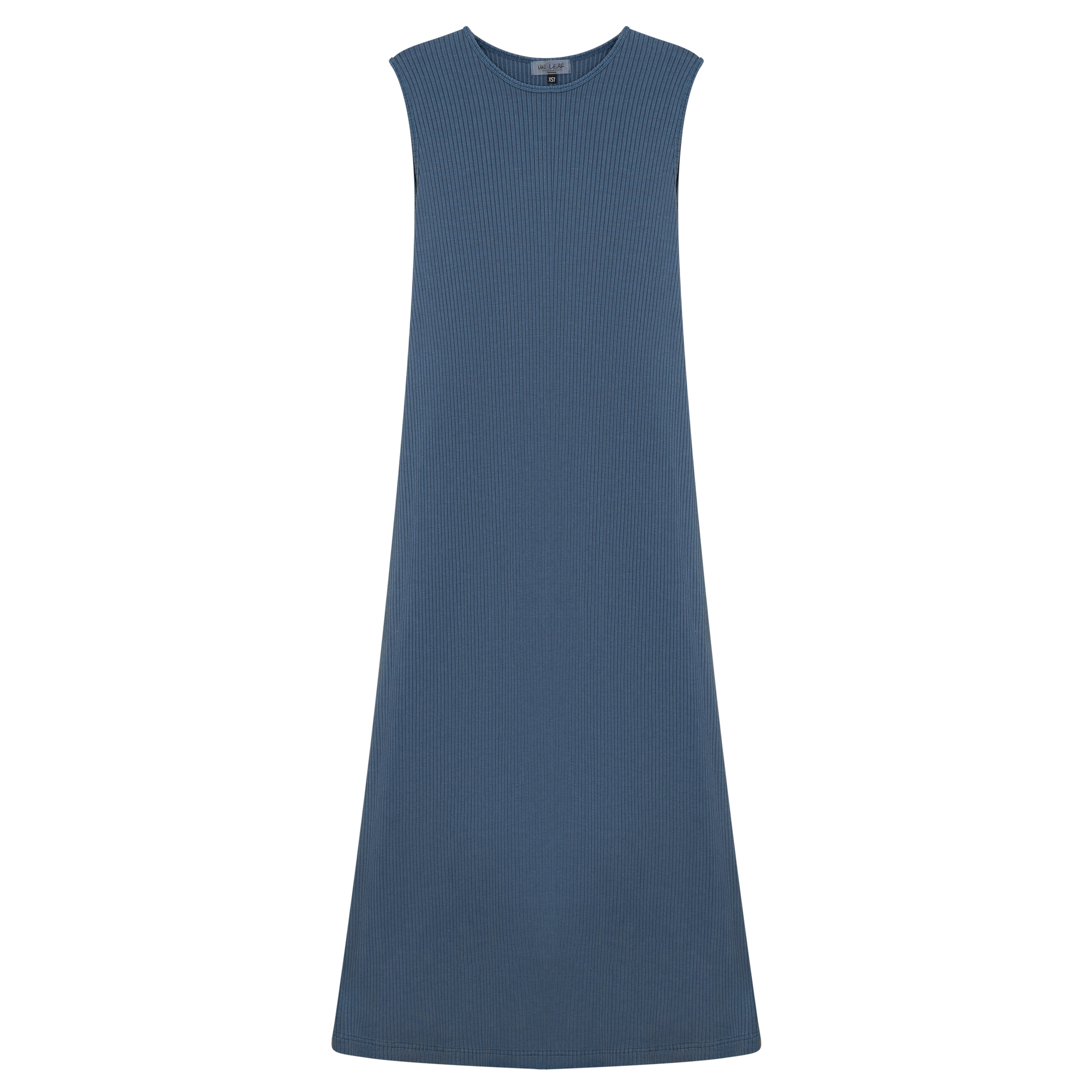 Distressed Ribbed Jumper in Distressed Denim by Unclear