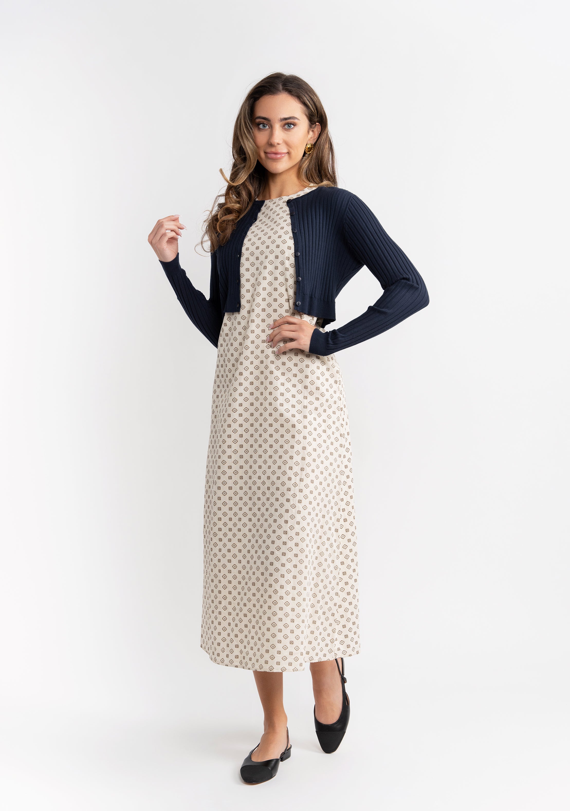 Jumper Cardigan Set in by Noni