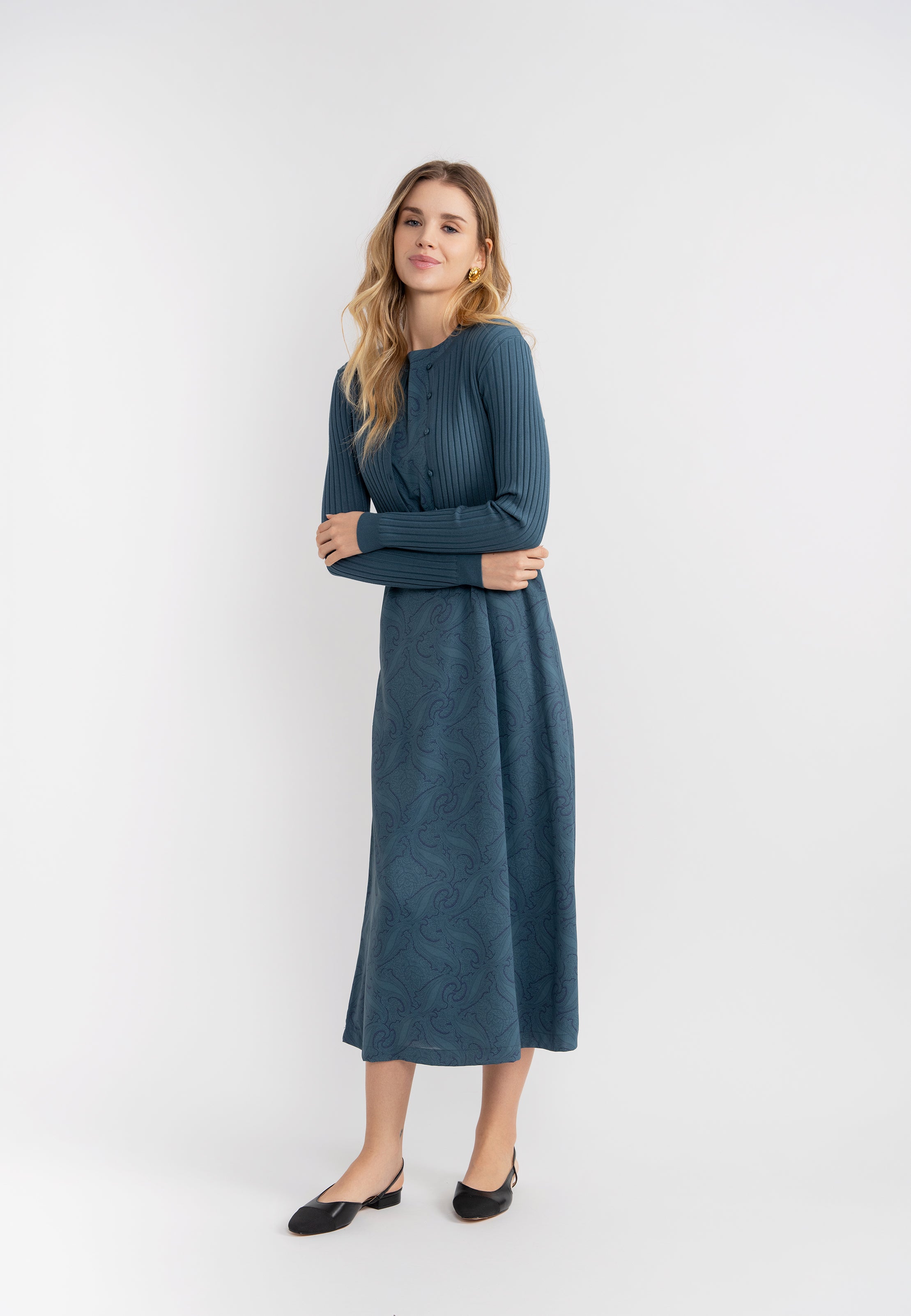 Paisley Print Jumper Set in by Noni