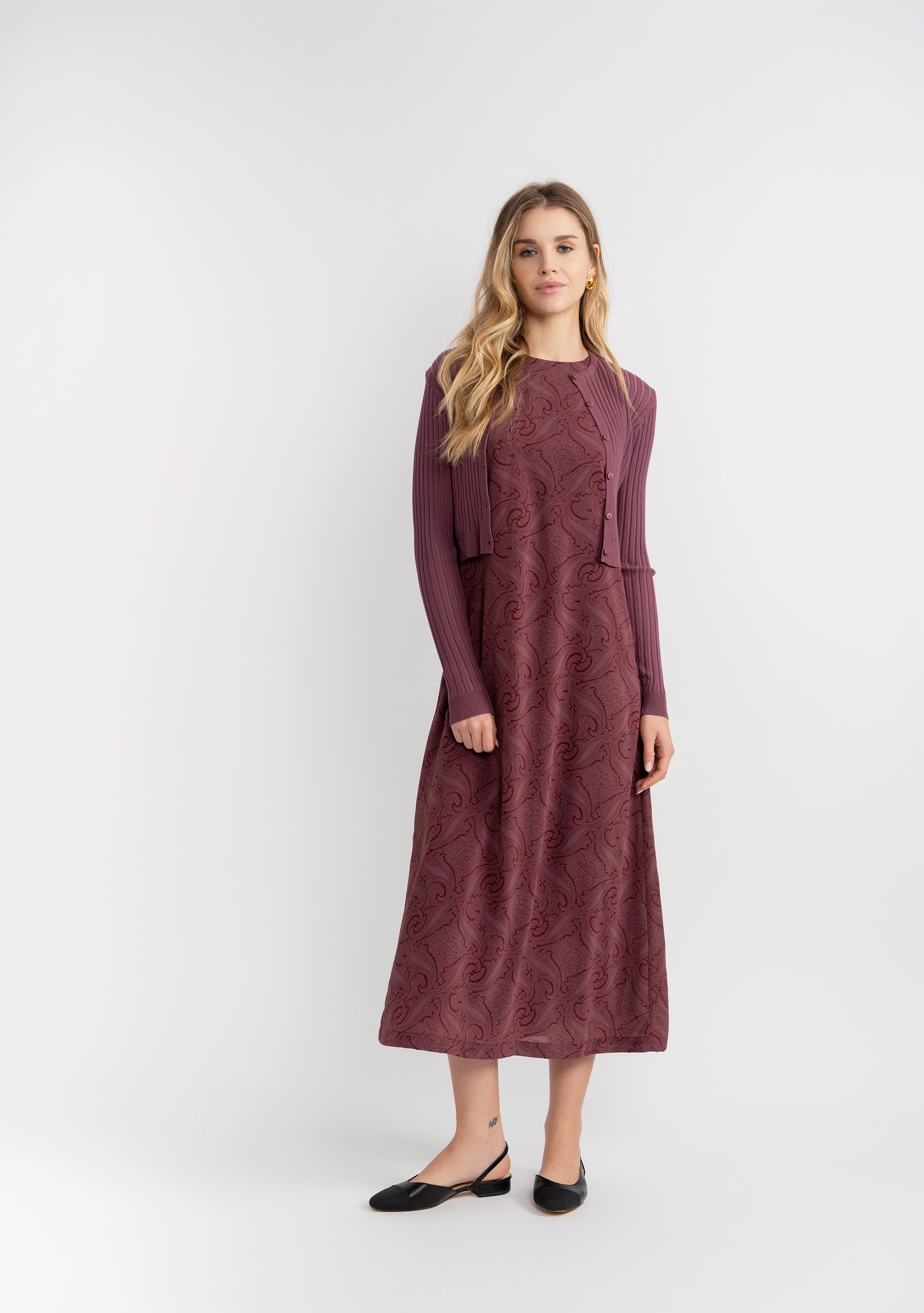 Paisley Print Jumper Set in by Noni