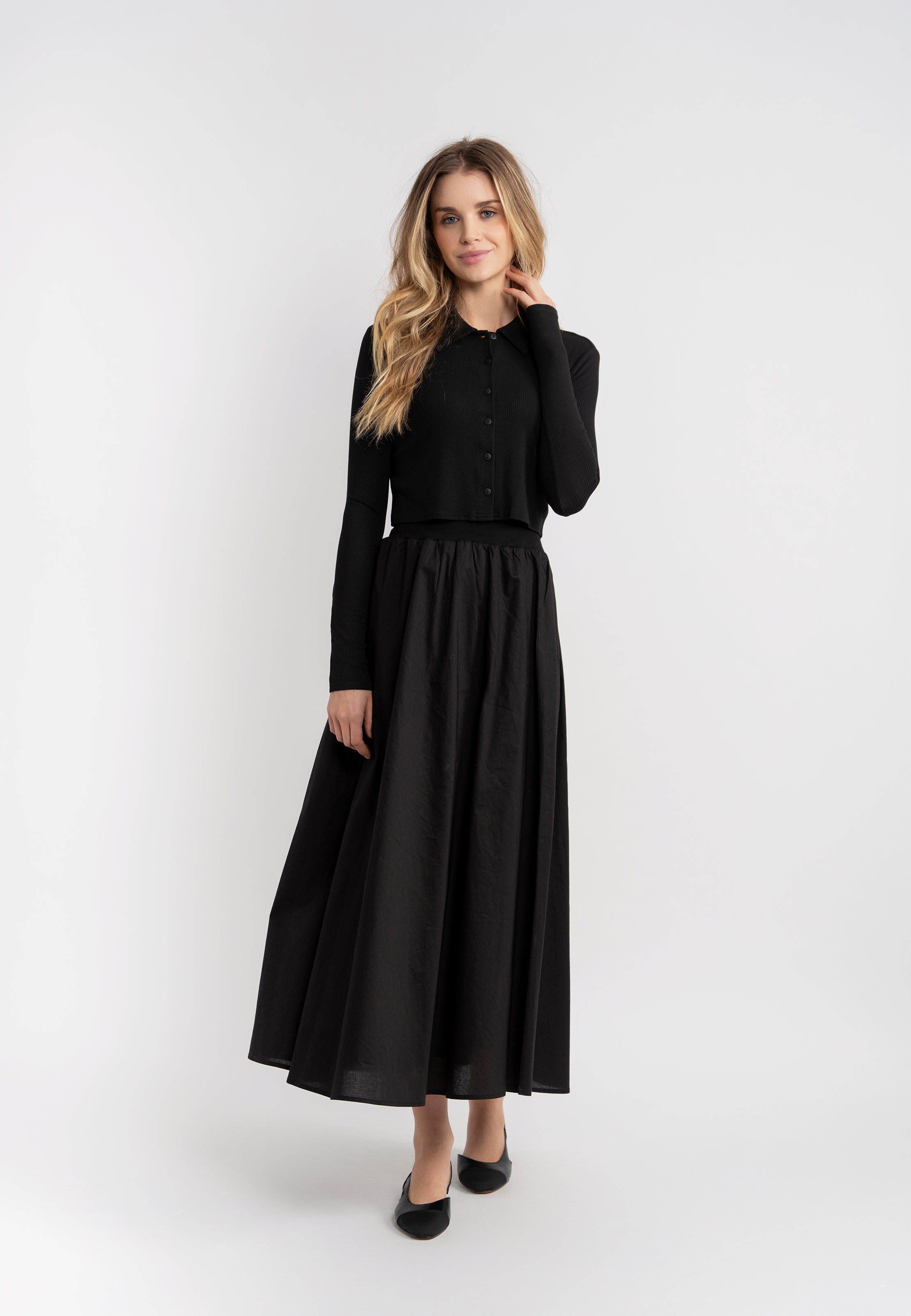 Ribbed Crop Top in by Unclear