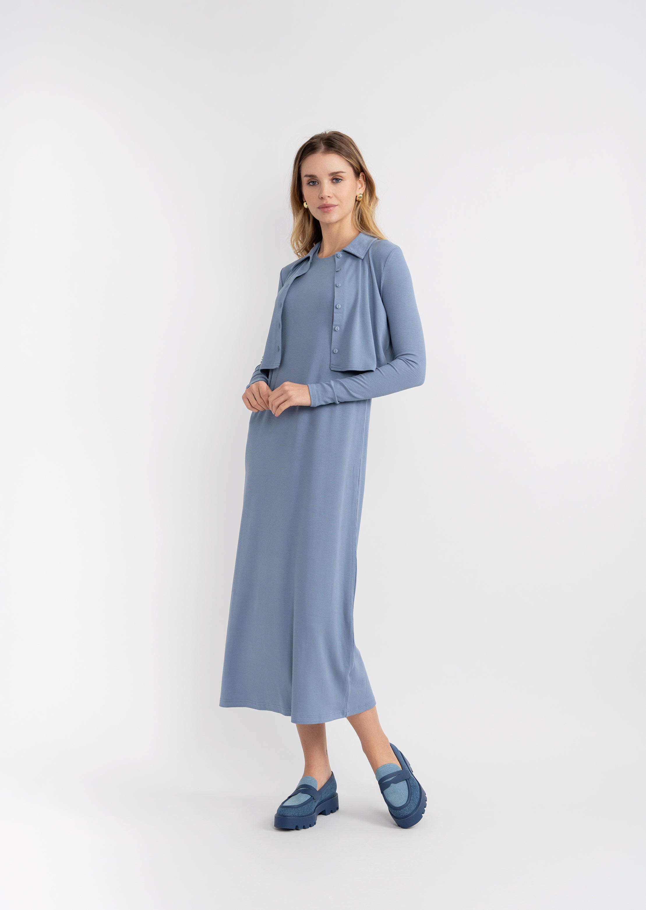 Ribbed Crop Top in by Unclear