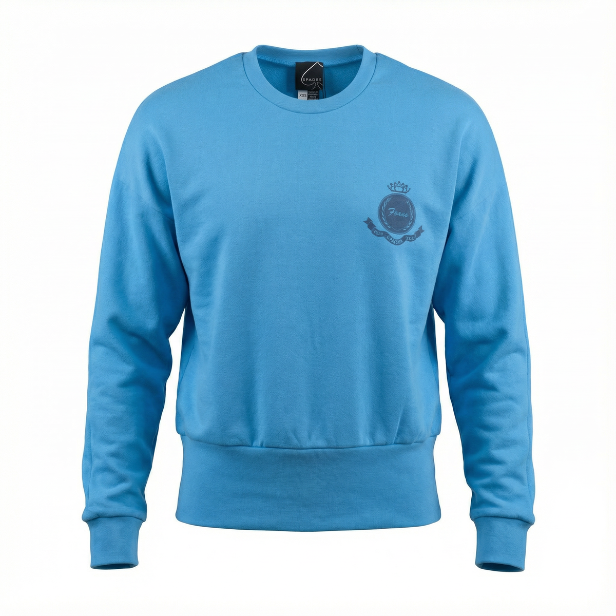 Dolman Emblem Tee in Blue by Spades