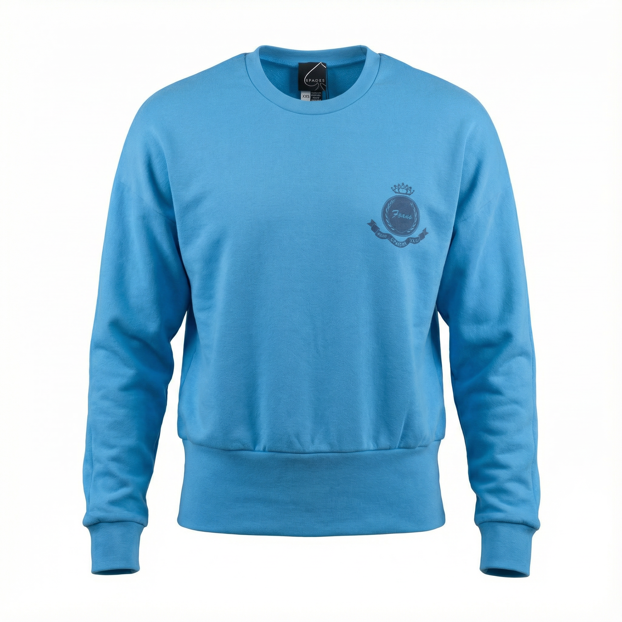 Dolman Emblem Tee in Blue by Spades