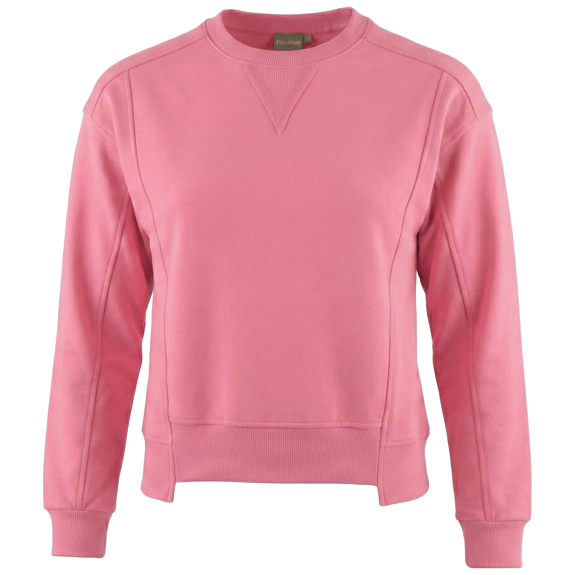 High Low Hem Sweatshirt in Pink by Positive