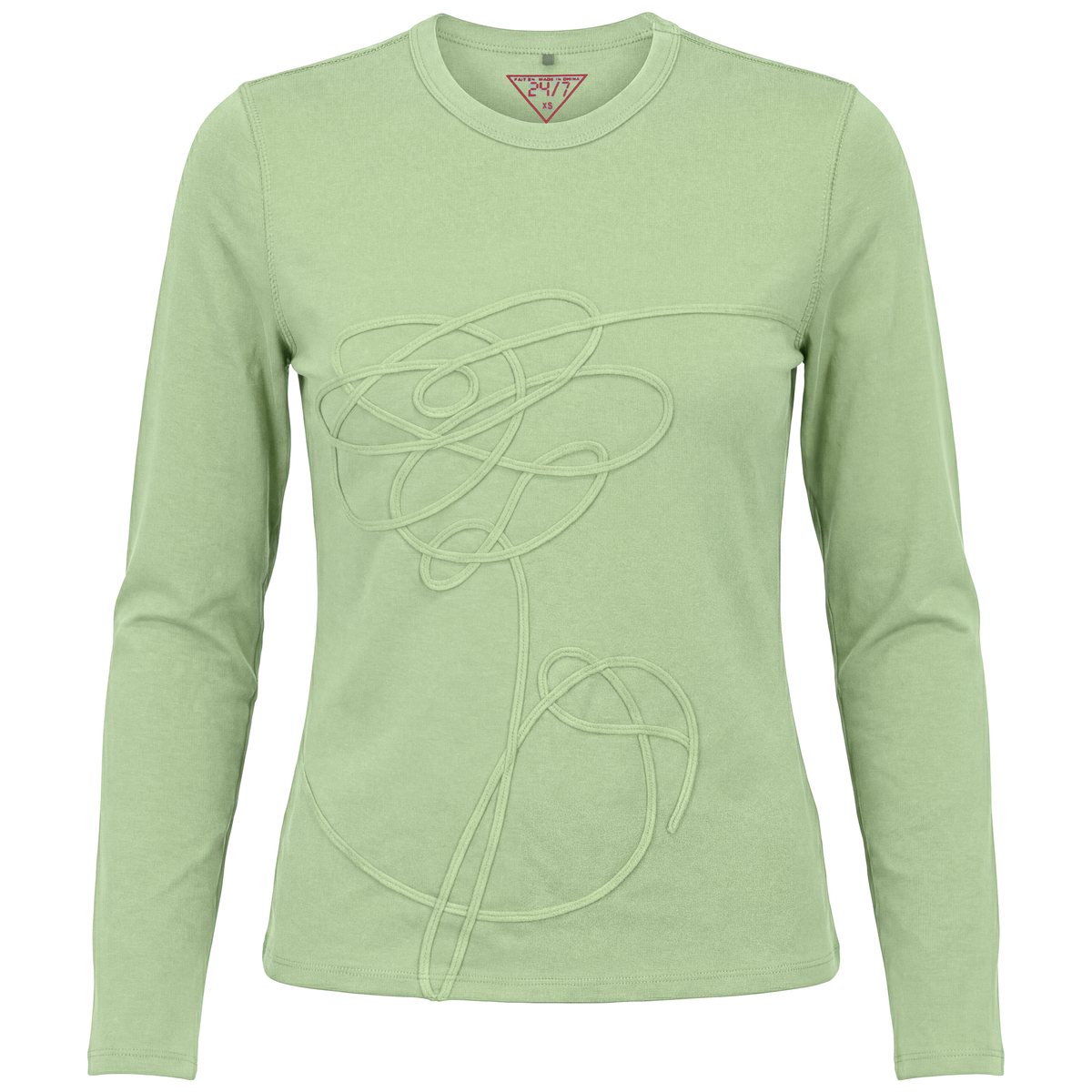 Applique Tee in Pistachio by 24-Jul