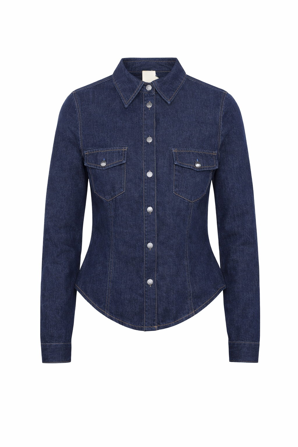 Stretch Denim Shirt in Denim by Juli