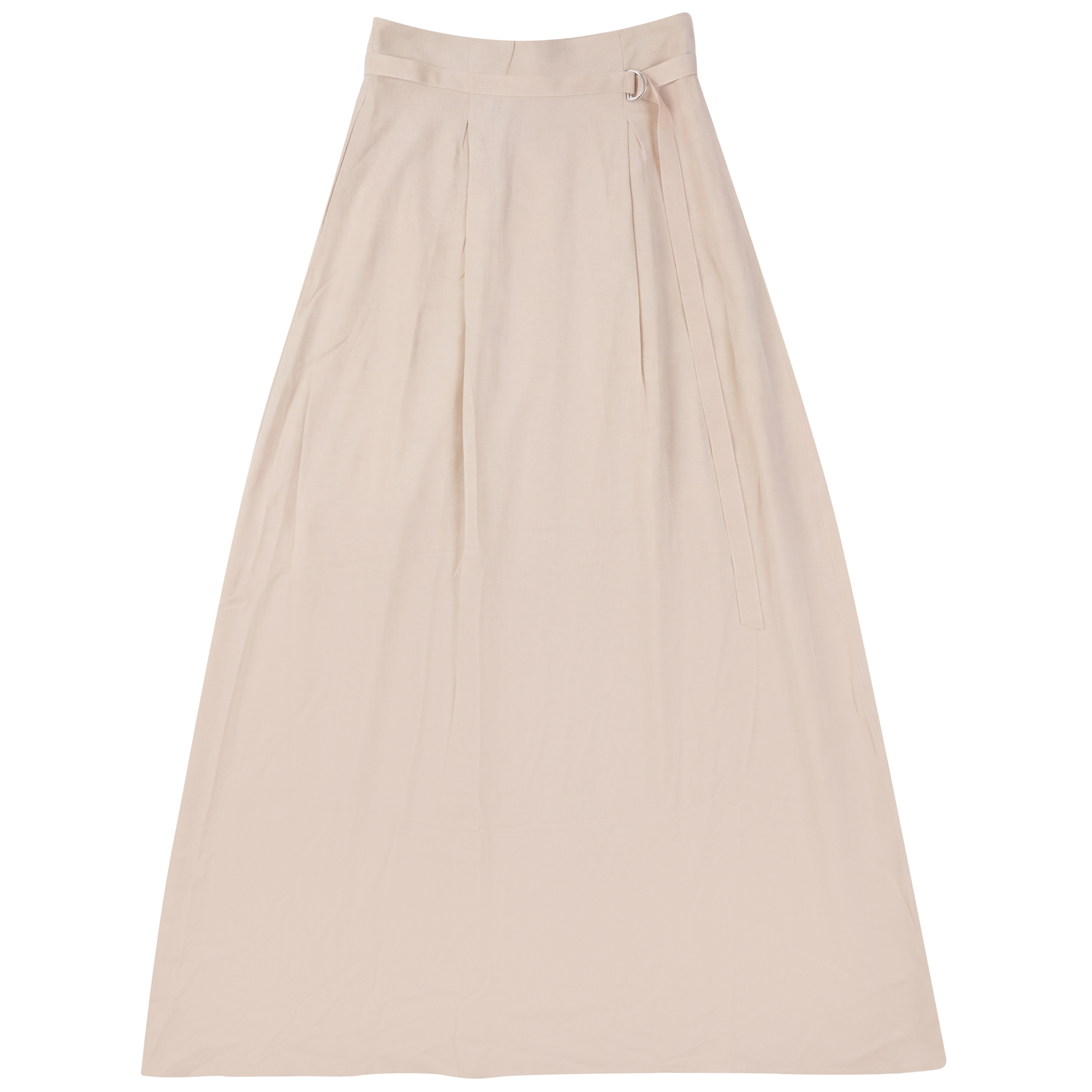 Maxi Knife Pleated Skirt in Stone by Maxmrkt