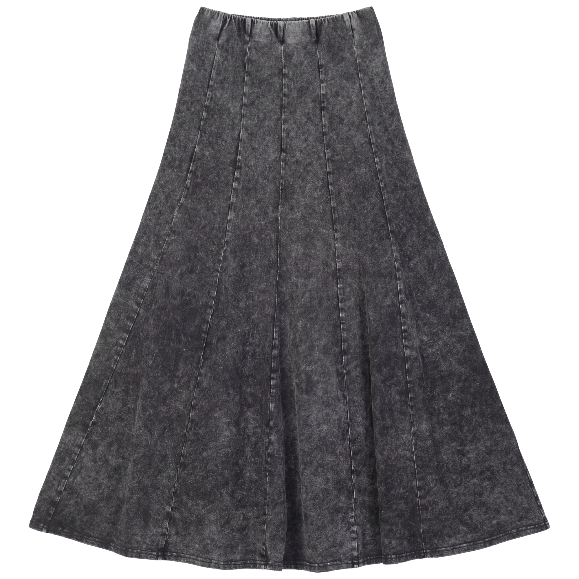 Mineral Wash Panel Maxi Skirt in by Spades