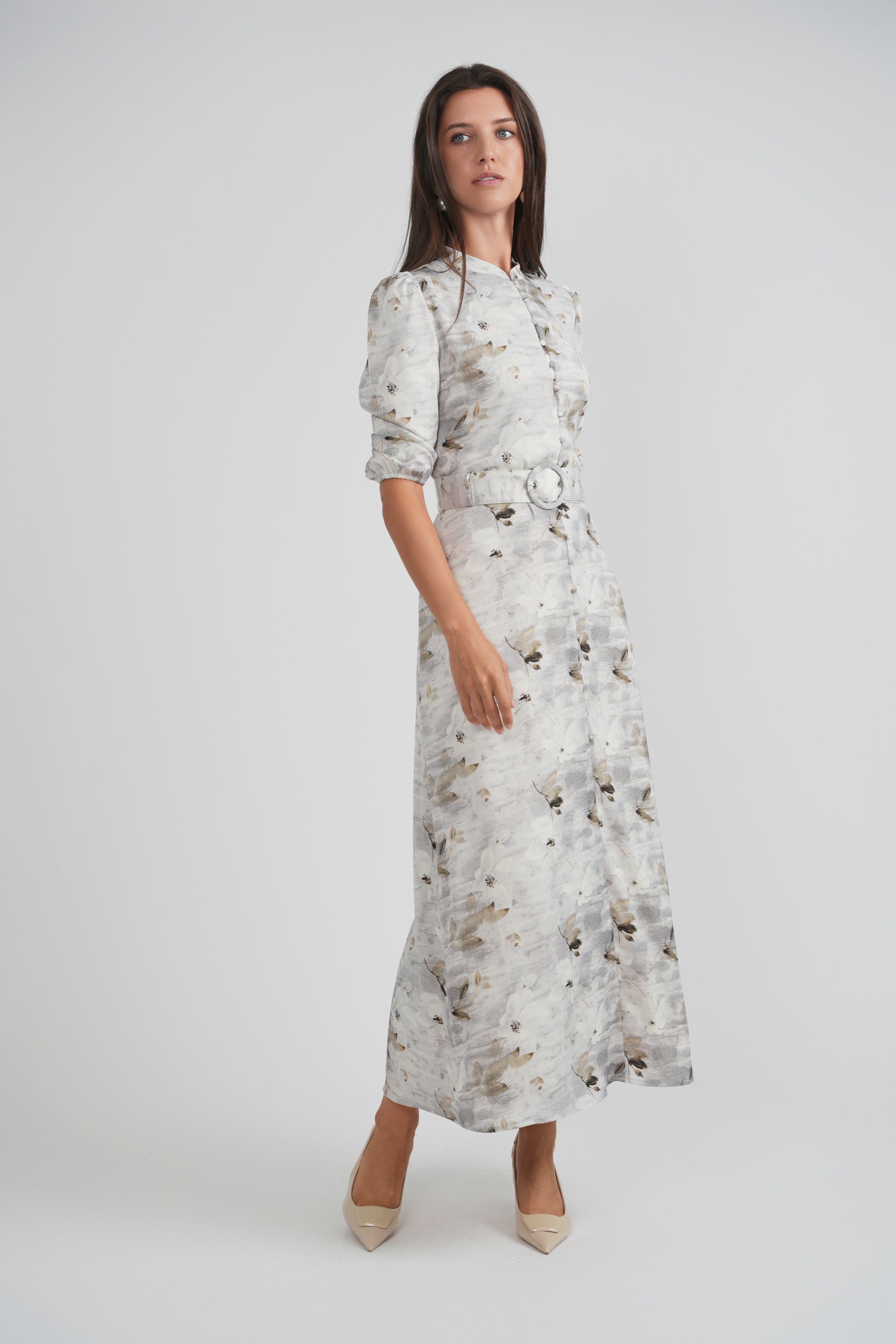 Maxi Chiffon Dress in by Coco de la Mour