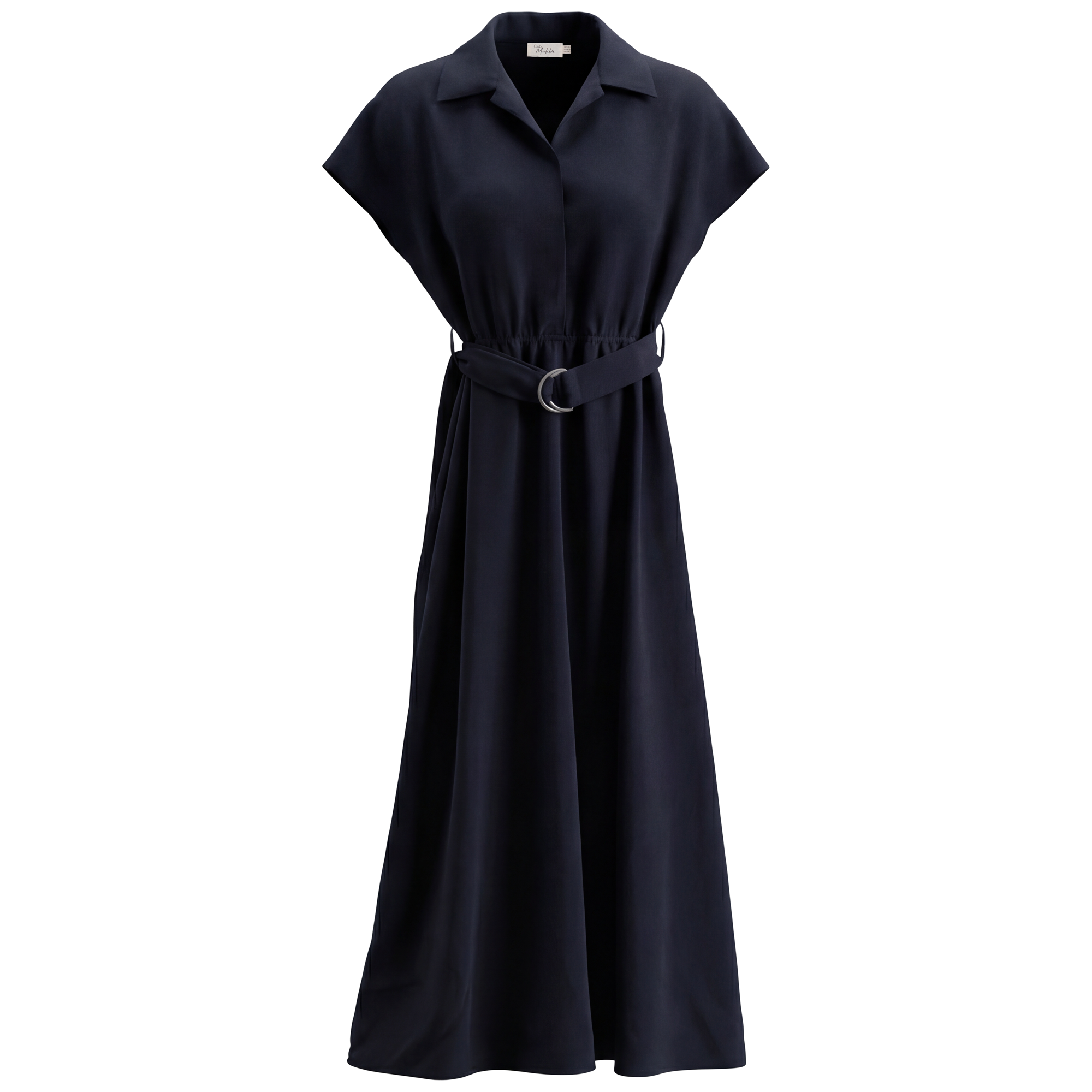 Maxi Bubble Dress in Navy by Club Malibu