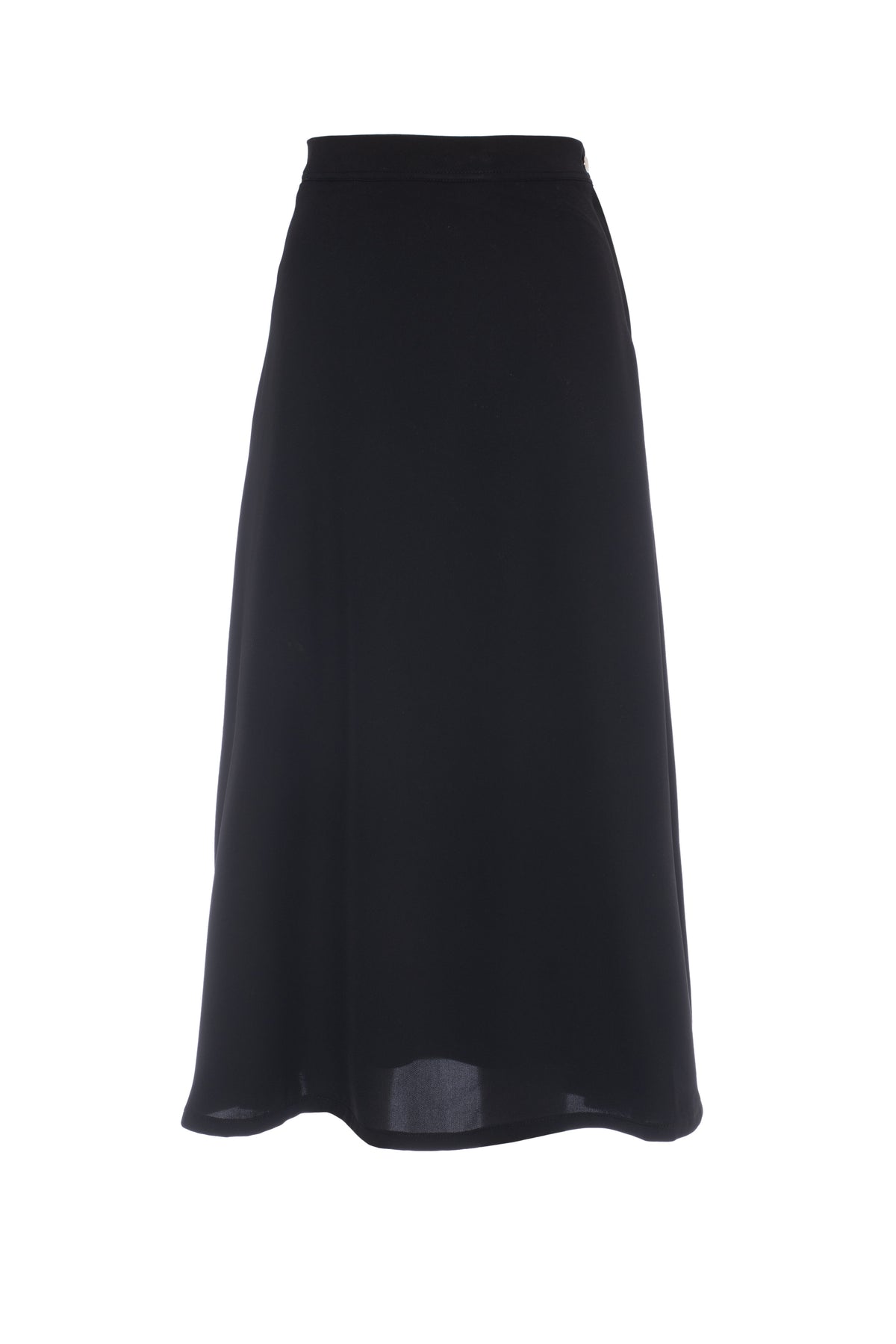 Maxi Tencel Crepe Skirt in Black by Club Malibu