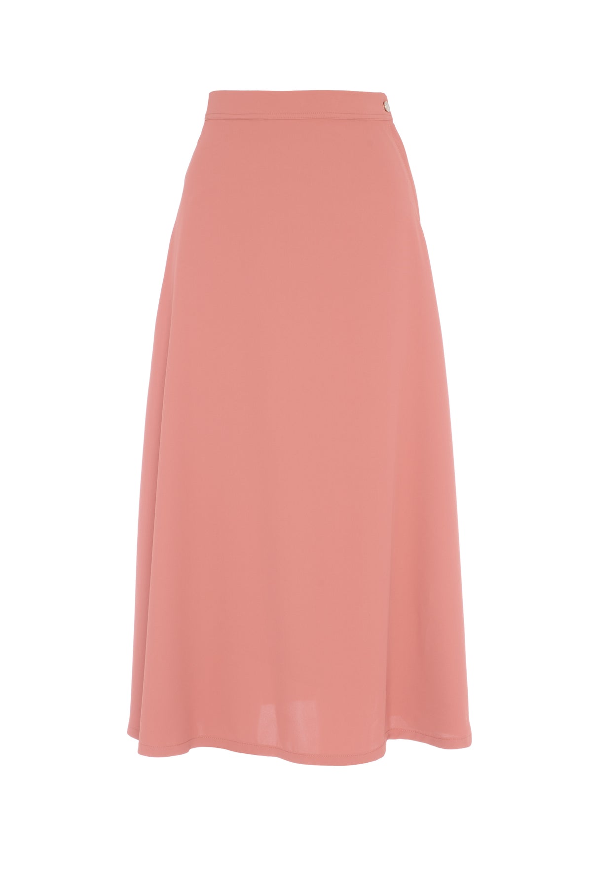 Maxi Tencel Crepe Skirt in Dusty Mauve by Club Malibu