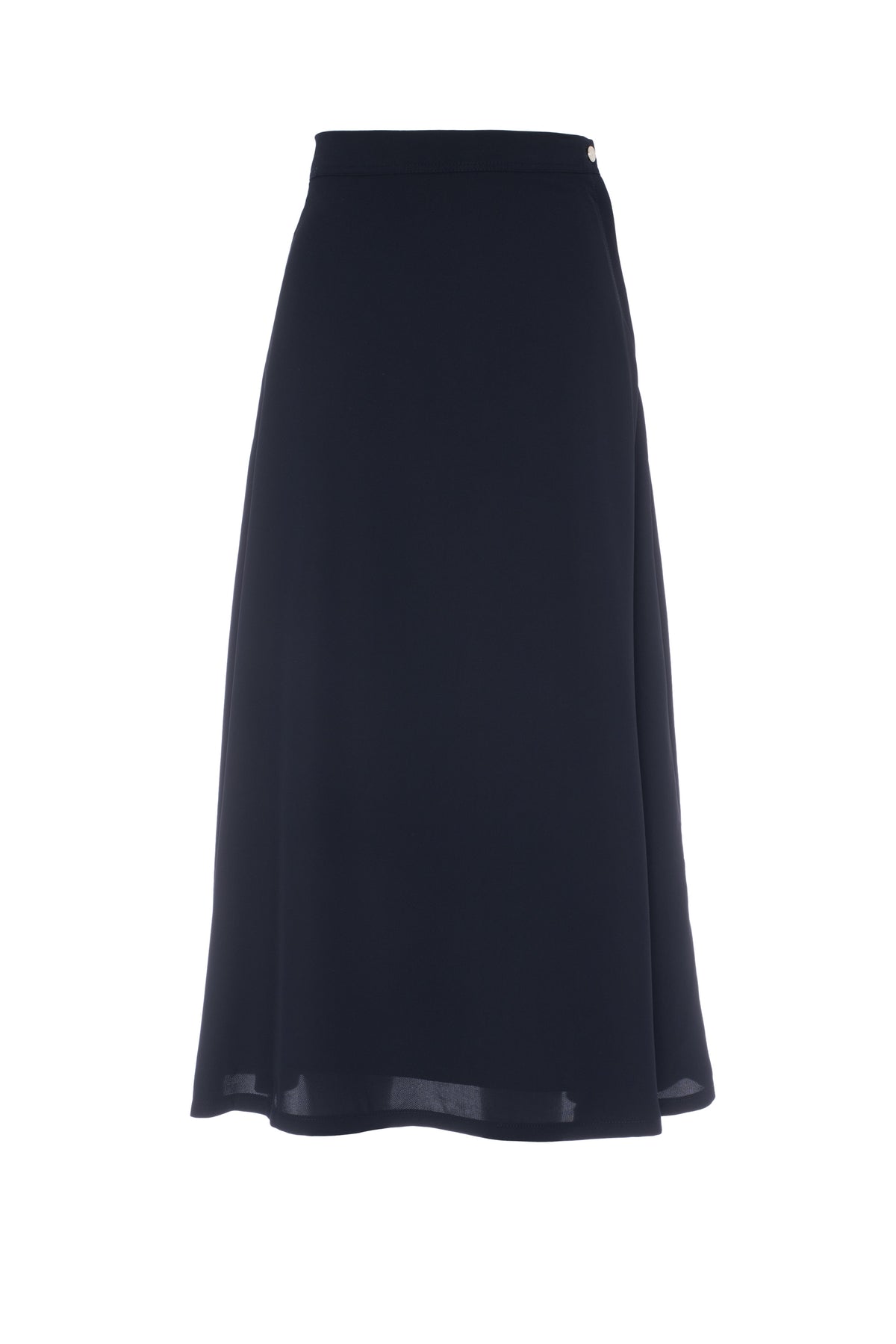 Maxi Tencel Crepe Skirt in Navy by Club Malibu