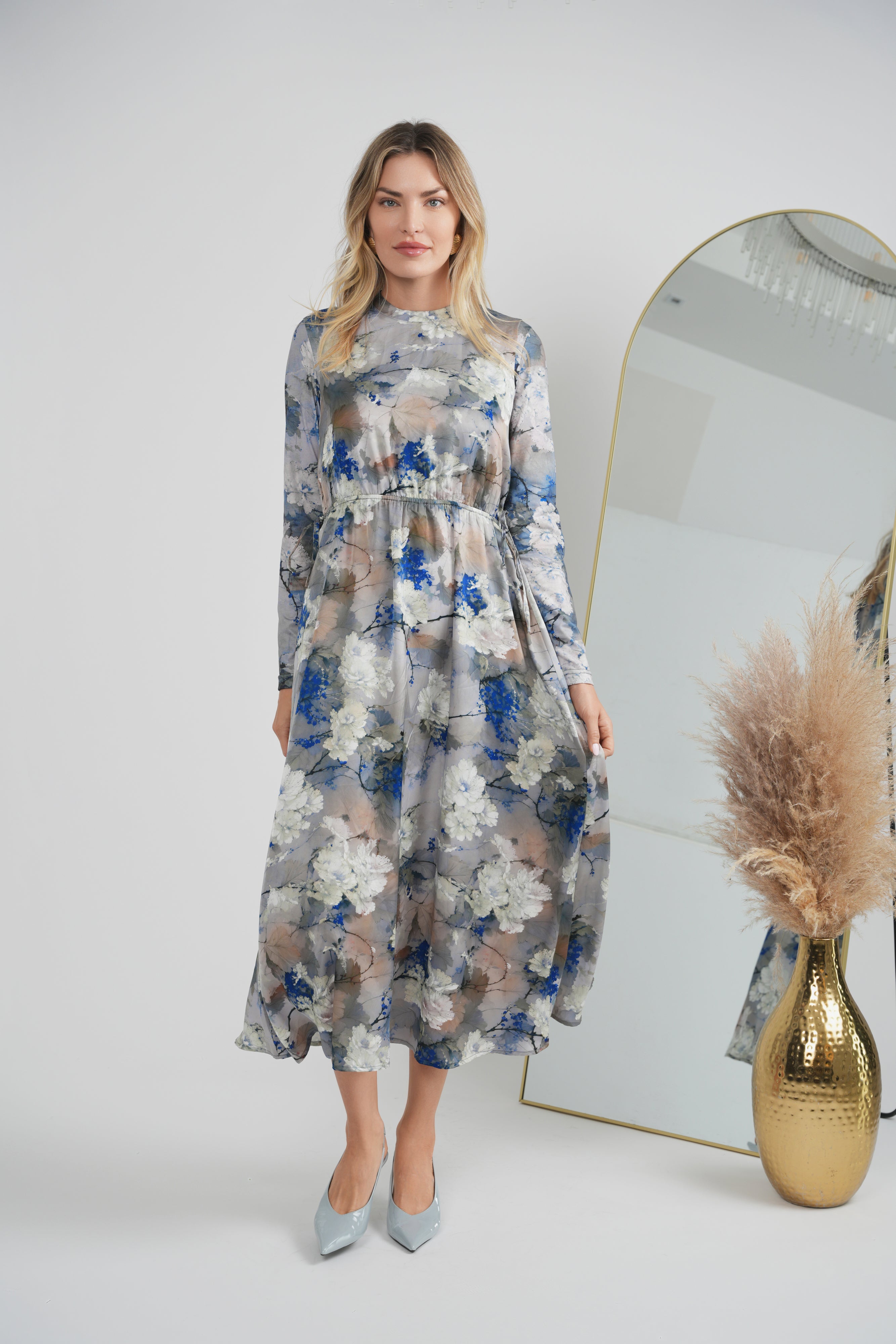 Floral Chiffon Bungee Jumper in by Coco de la Mour