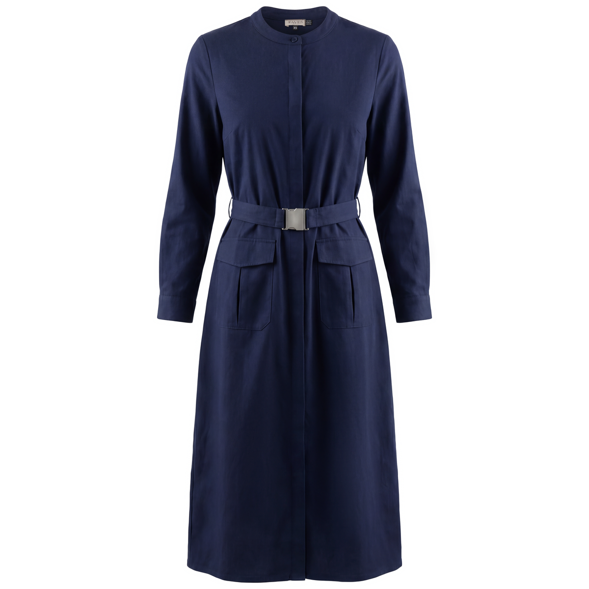 Cargo Midi Dress in Dusty Blue by Faves