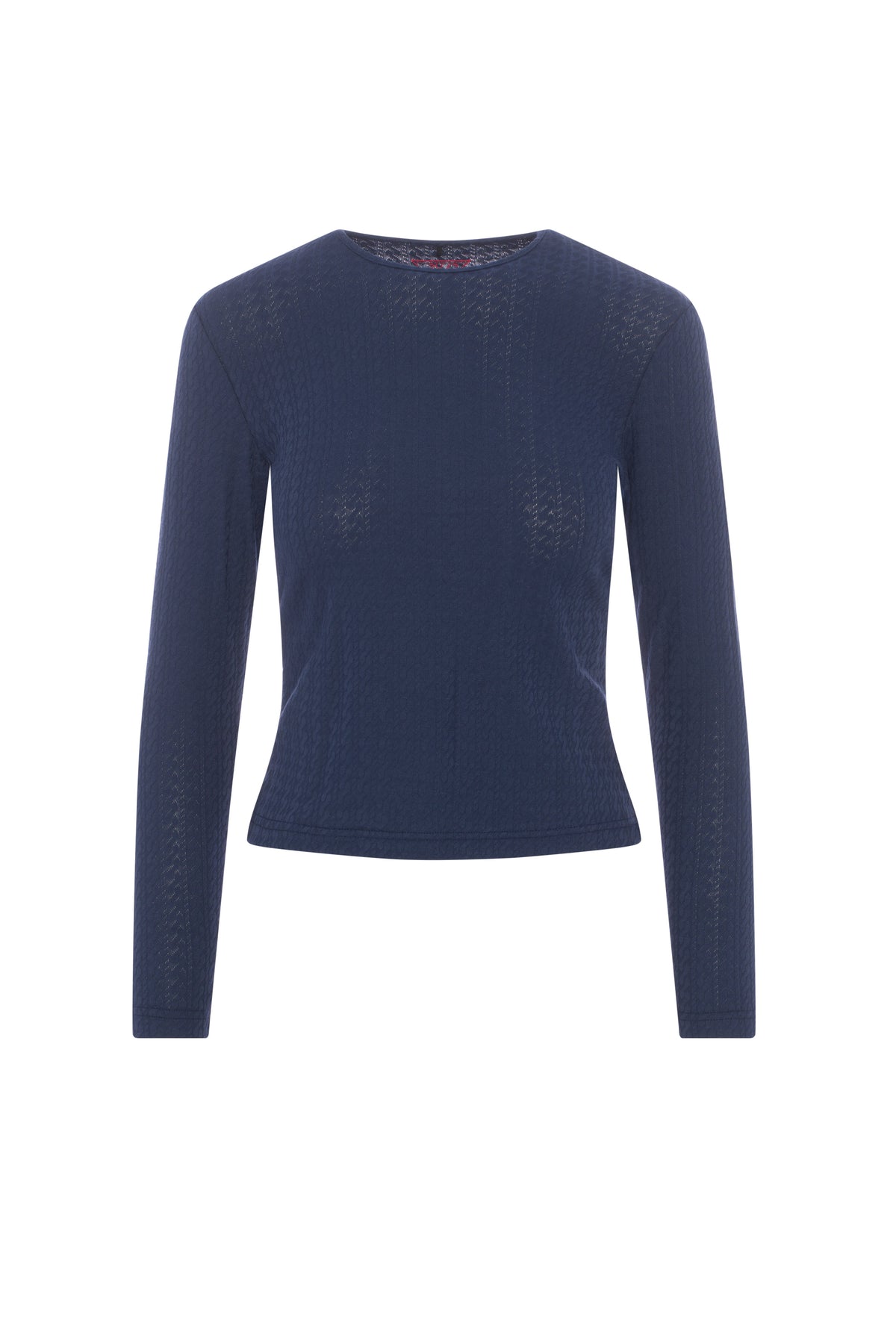 Cable Tee in Dark Denim by 24-Jul