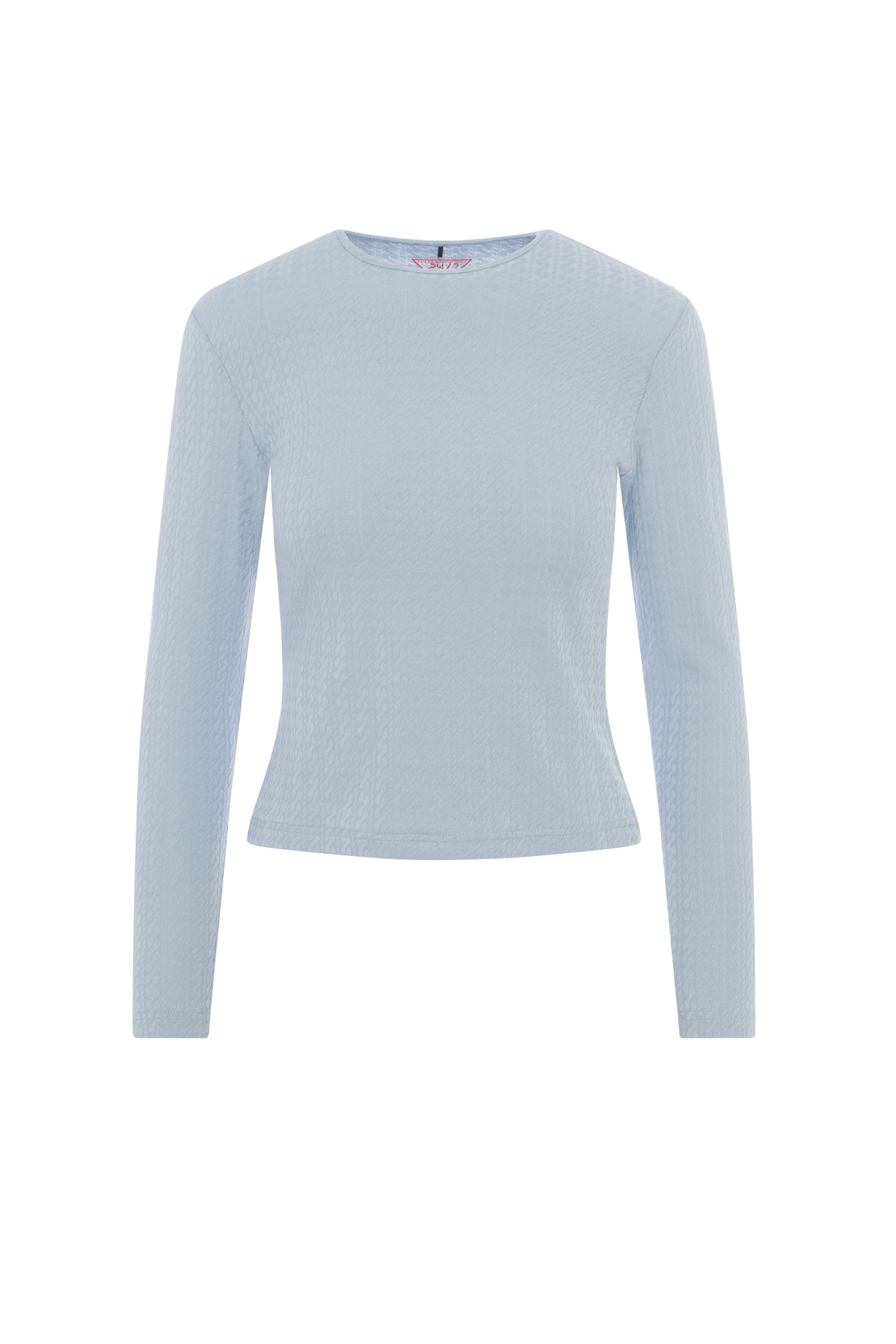 Cable Tee in Light Denim by 24/7