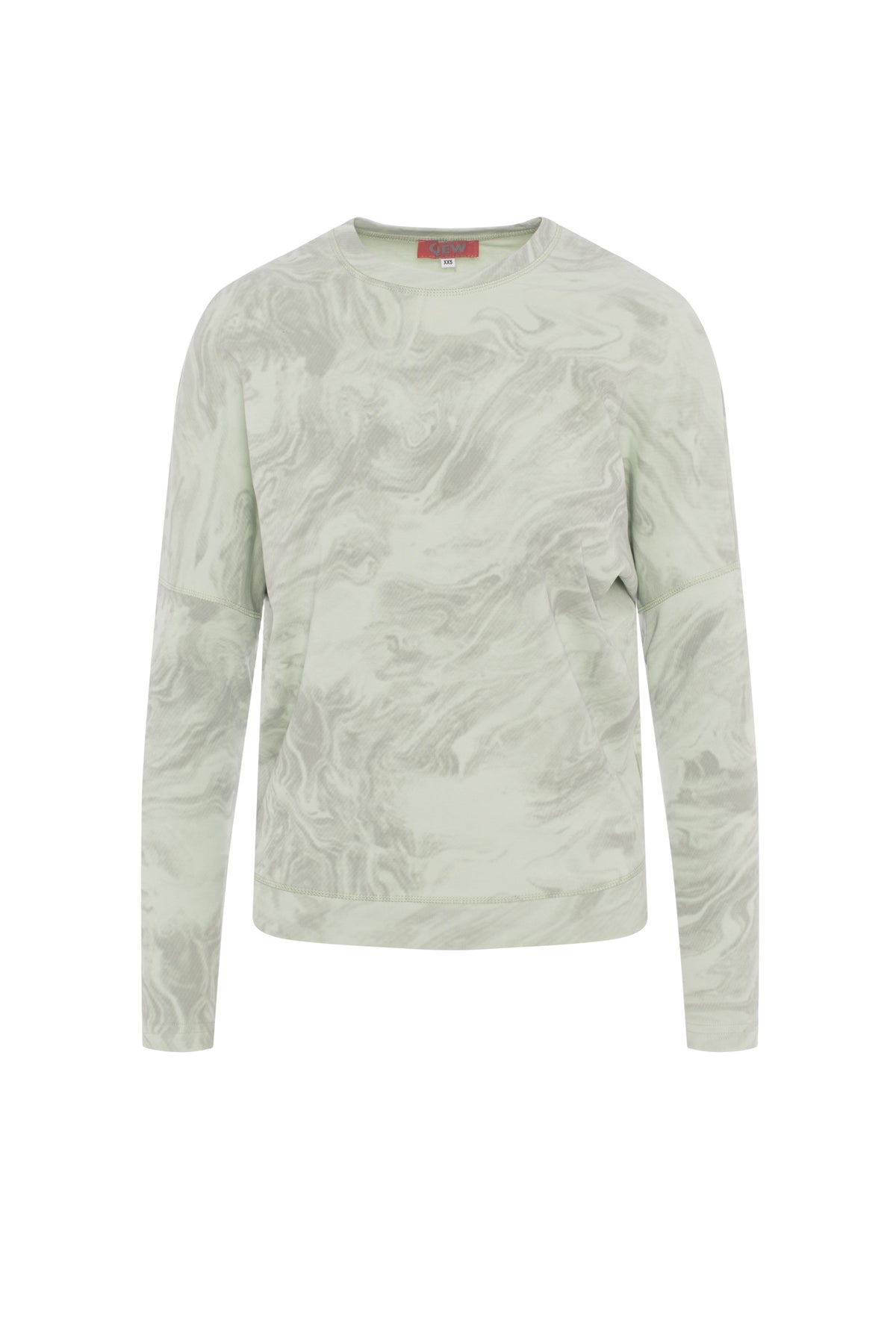 Tie Dye Dolman Top in Sage by QEW