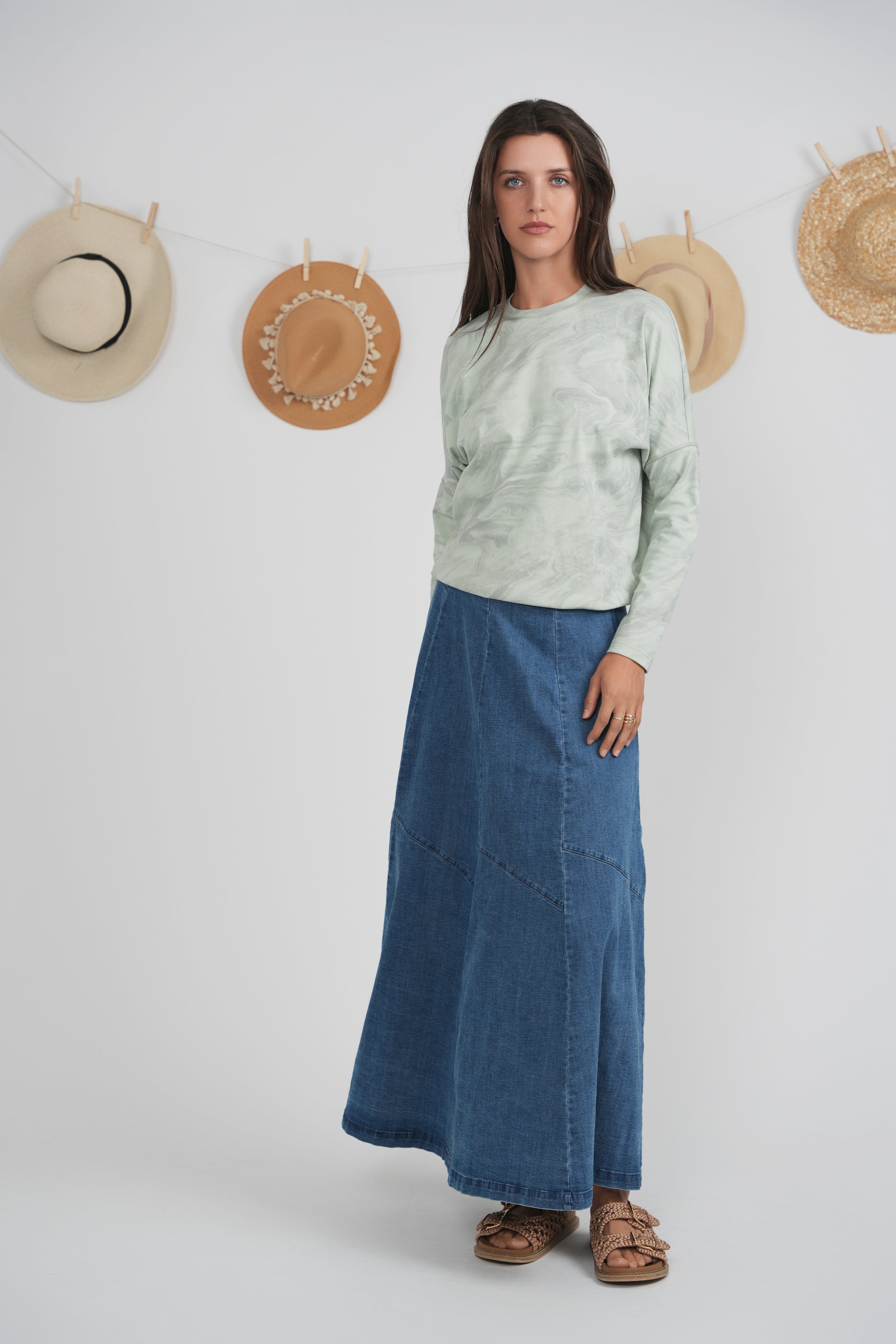 Tie Dye Dolman Top in by QEW