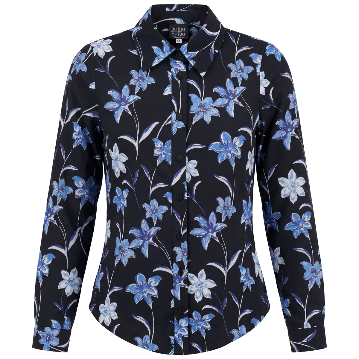 Henley Shirt Tee in Black Sapphire by 24-Jul