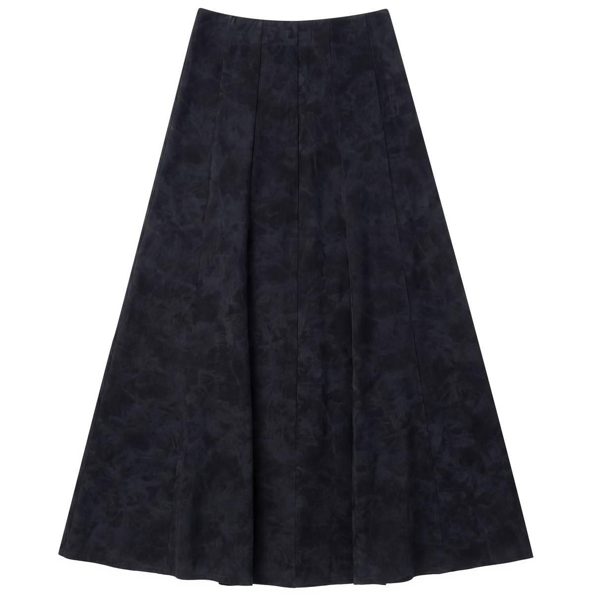 Stone Wash Maxi Pensil Skirt in Black by Spades