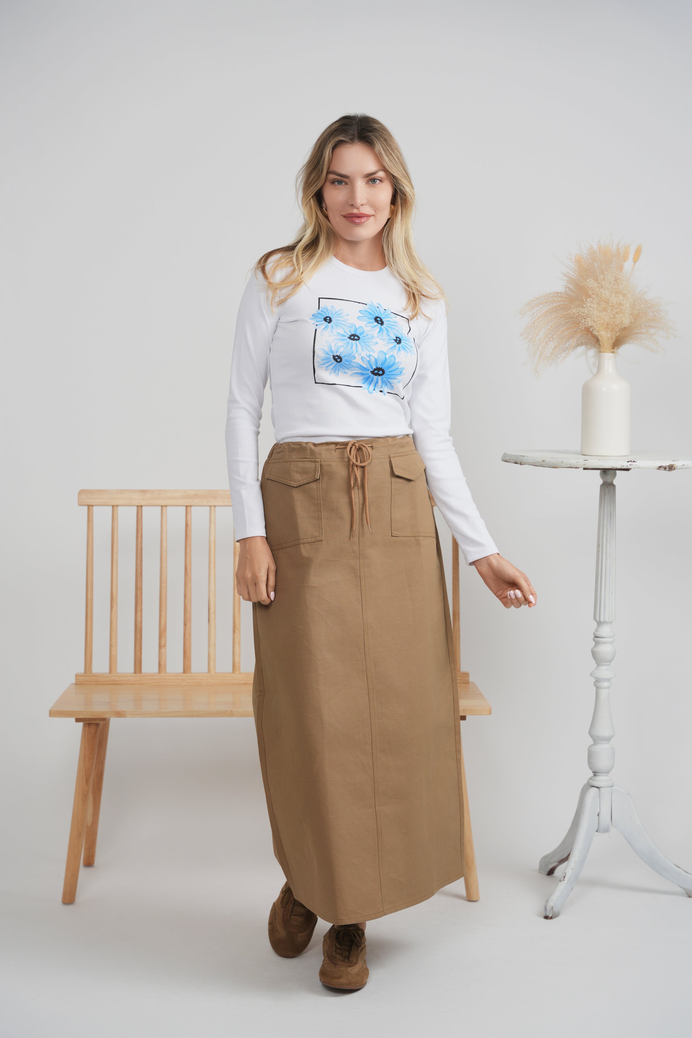 Graphic Long Sleeve Tee in by 24/7