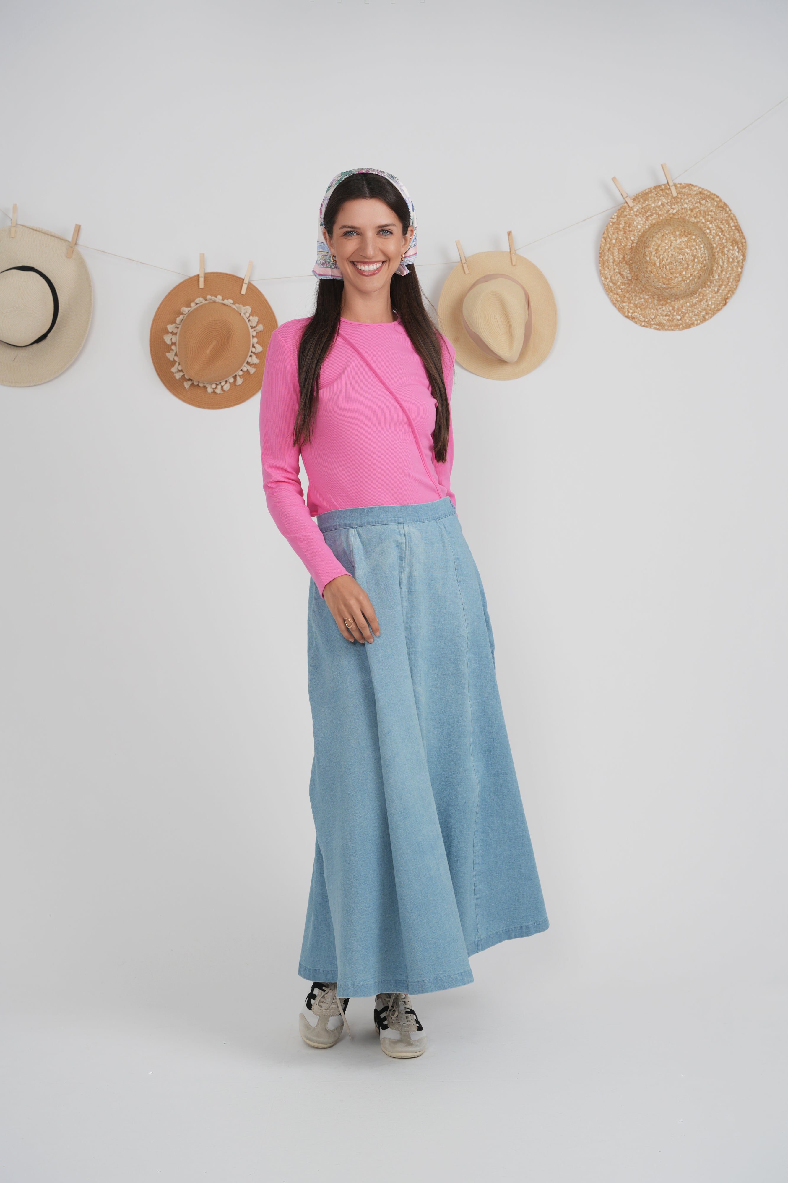 Ribbed Wrap Tee in by Positive