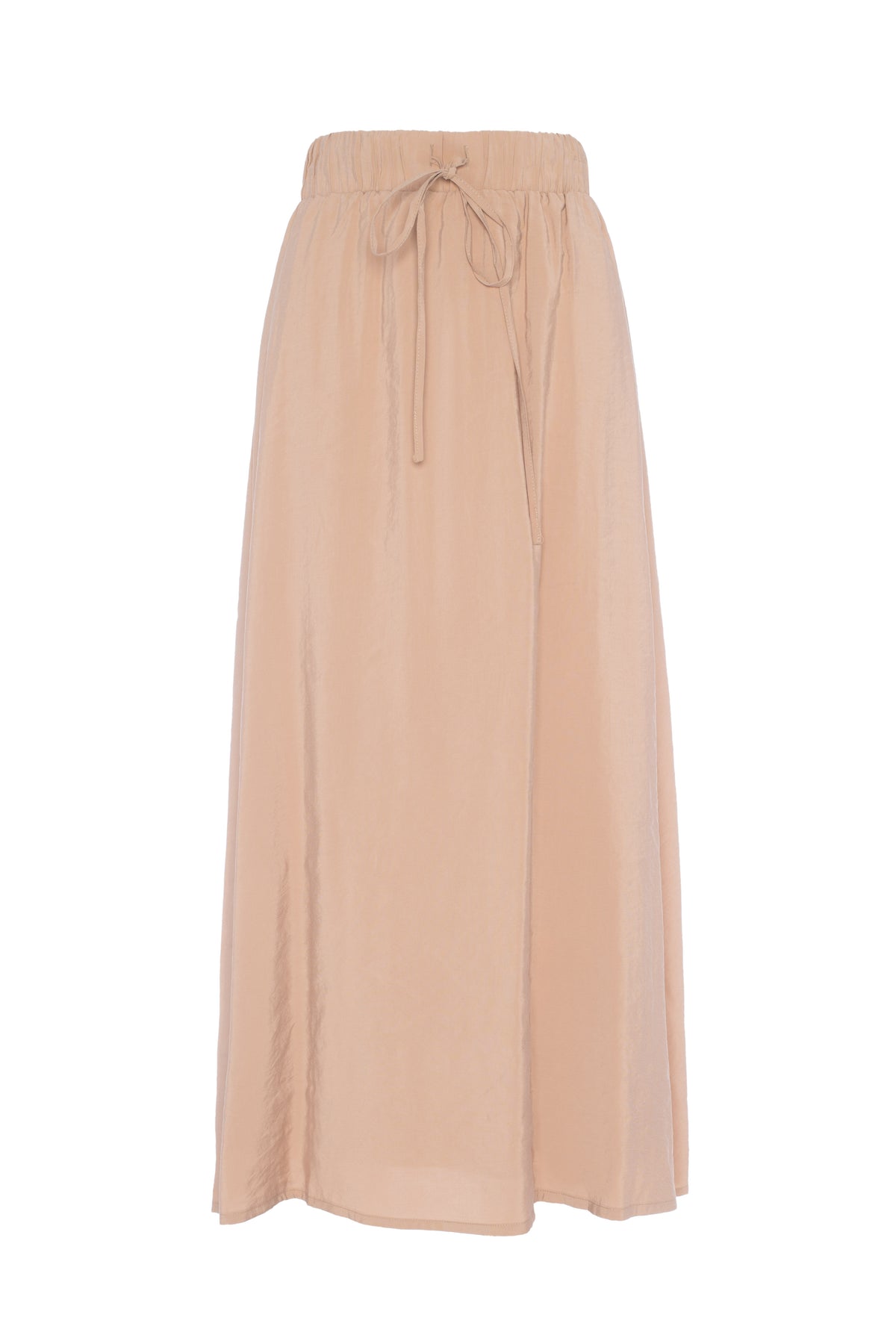 Copper Tencel Maxi Skirt in Blush by Versatile