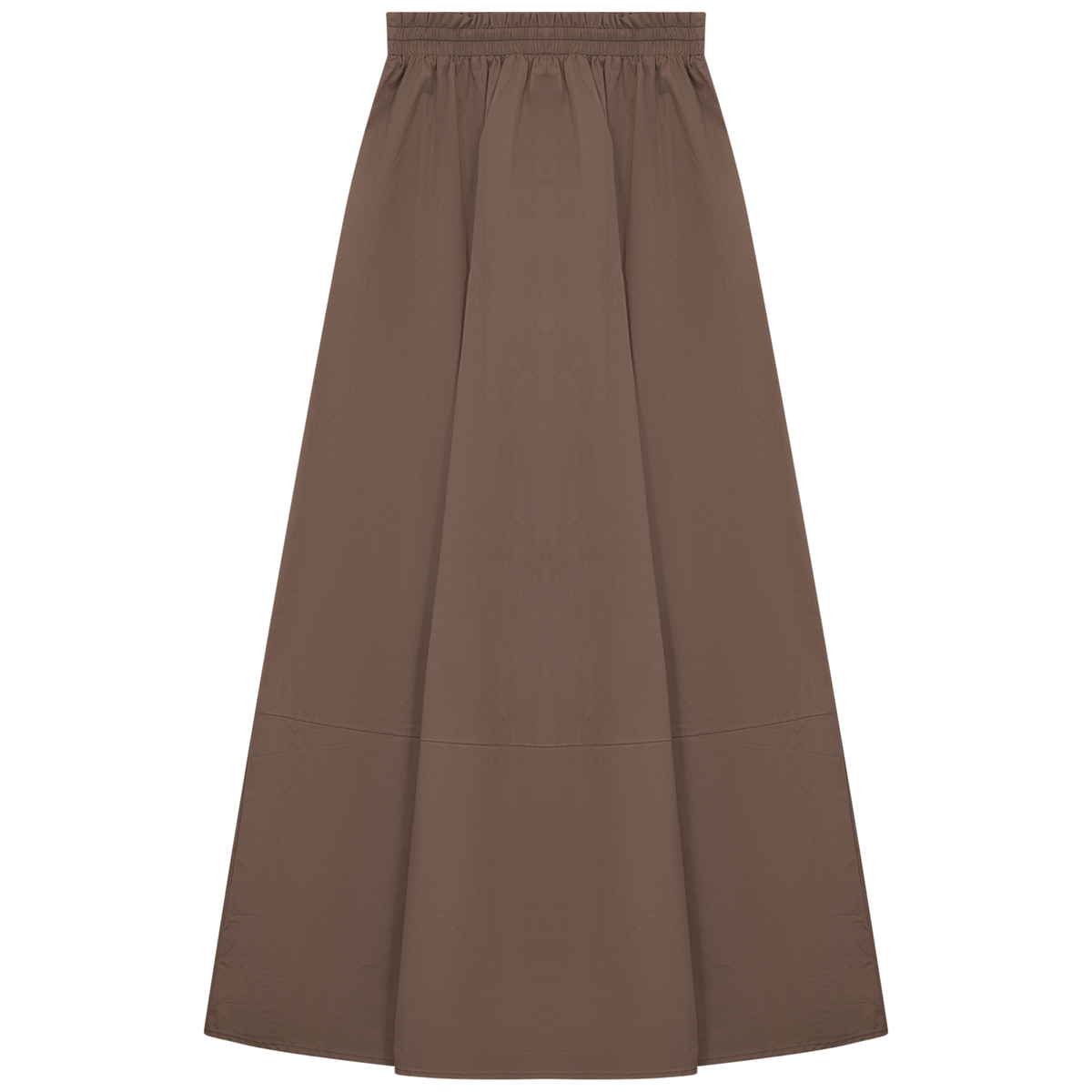 Maxi Paper Bag Skirt in Espresso by E.U.X. Exclusive