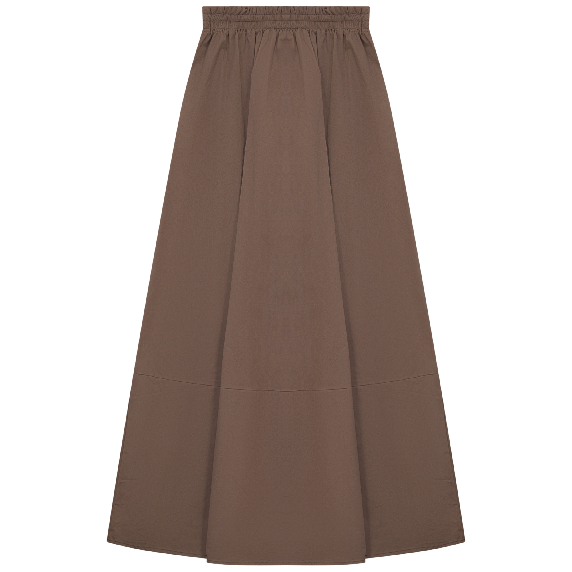 Maxi Paper Bag Skirt in Espresso by E.U.X. Exclusive