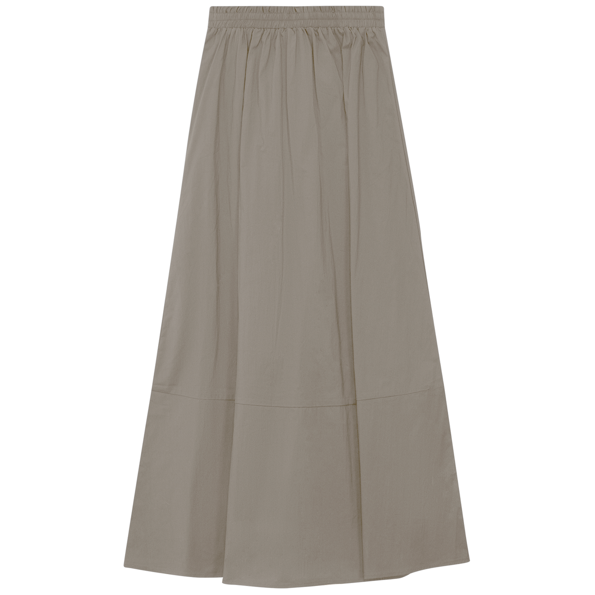 Maxi Paper Bag Skirt in Stone by E.U.X. Exclusive