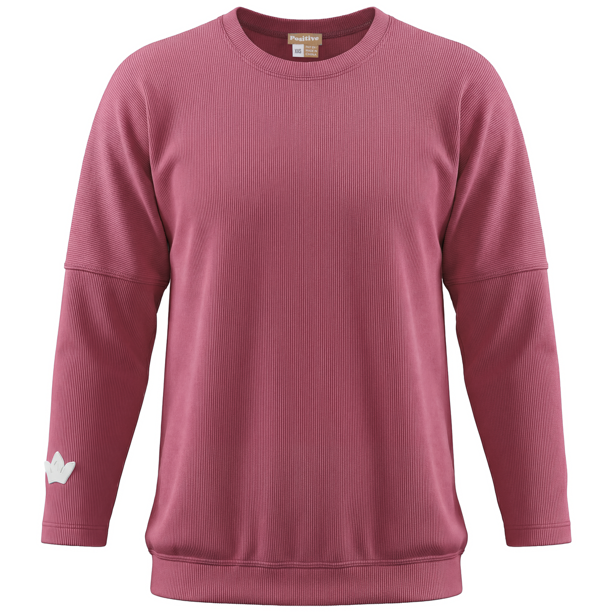 Ribbed Top in Berry by Positive