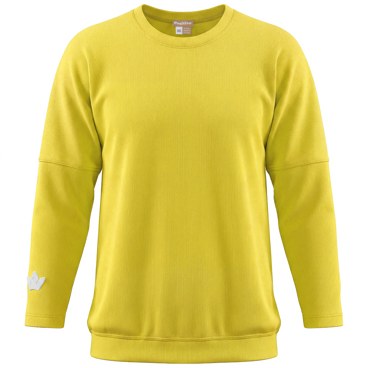 Ribbed Top in Yelllow by Positive