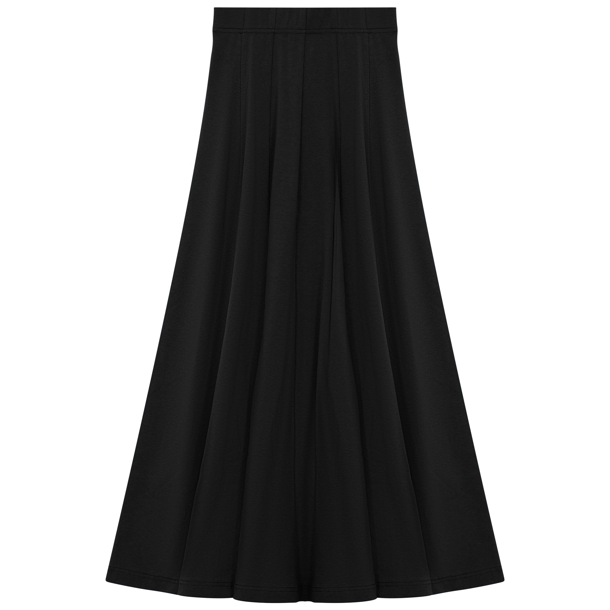 Midi Godet Skirt in by Bonjour