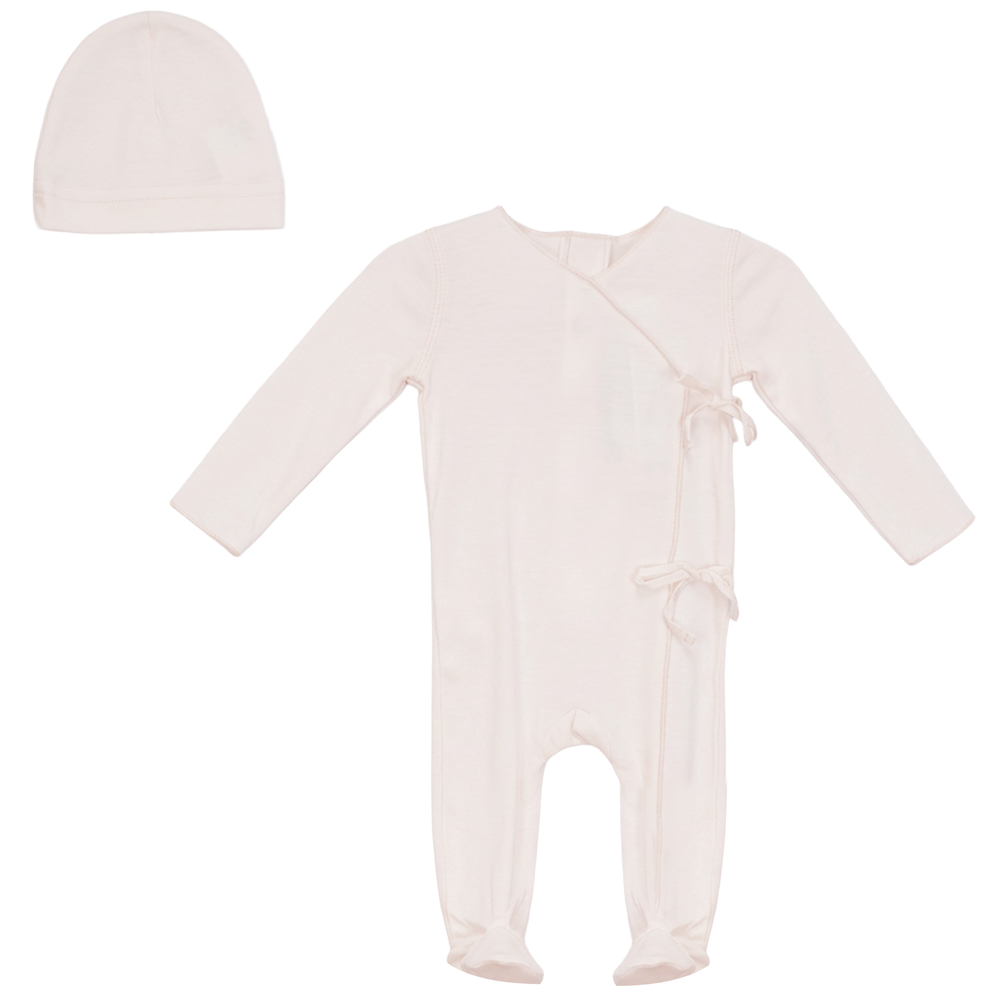 Wrap Onesie in Blush by Little Fragile