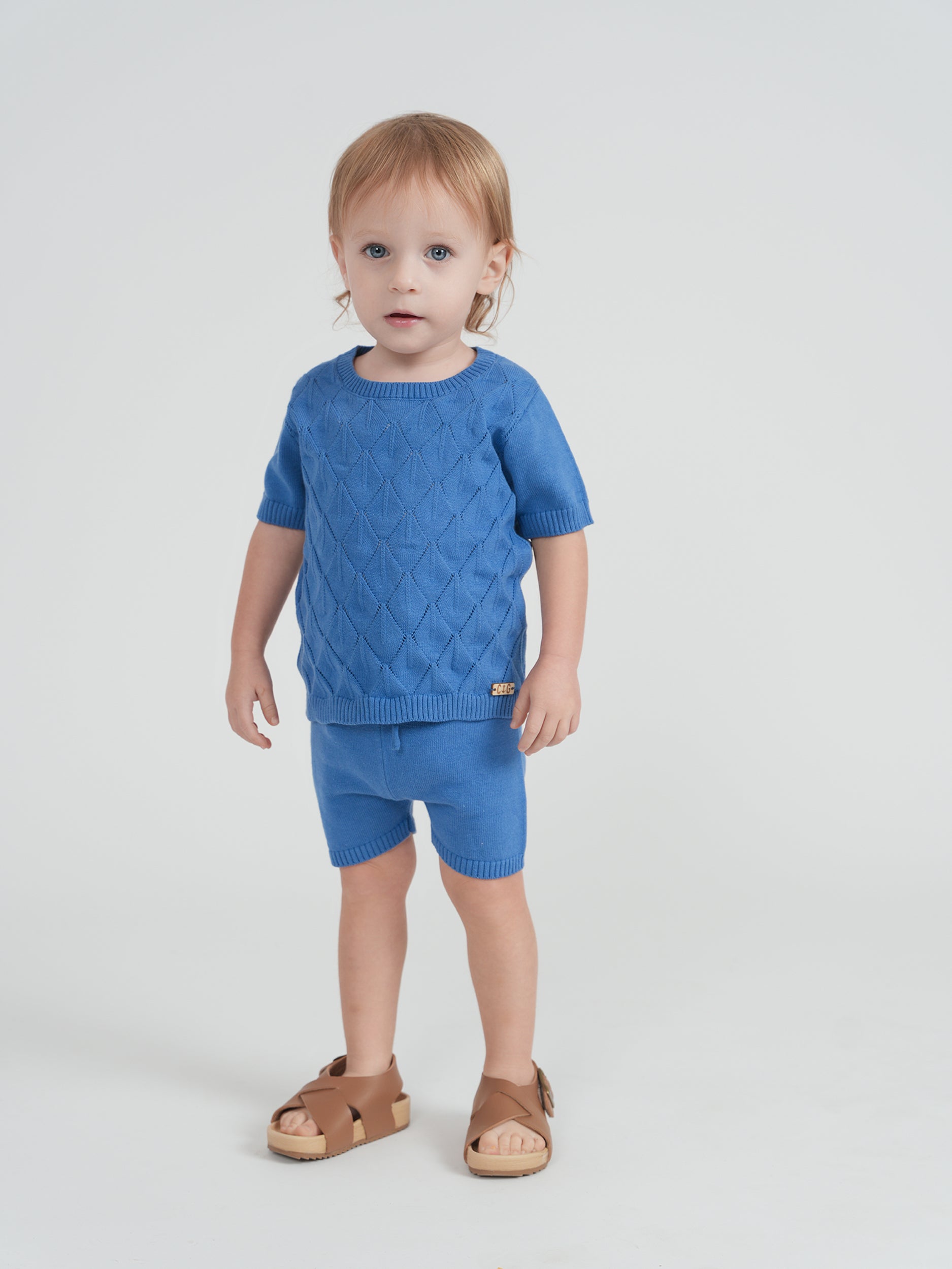 Diamond Knit Set in by Charlotte & George