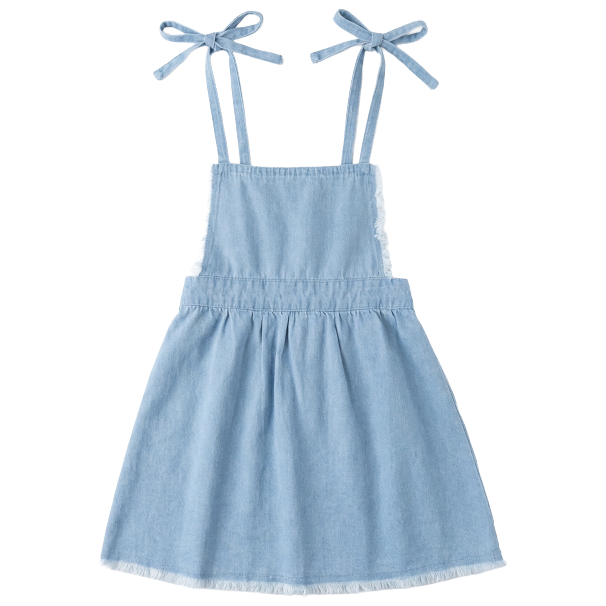 Woven Denim Jumper in Denim by FYI